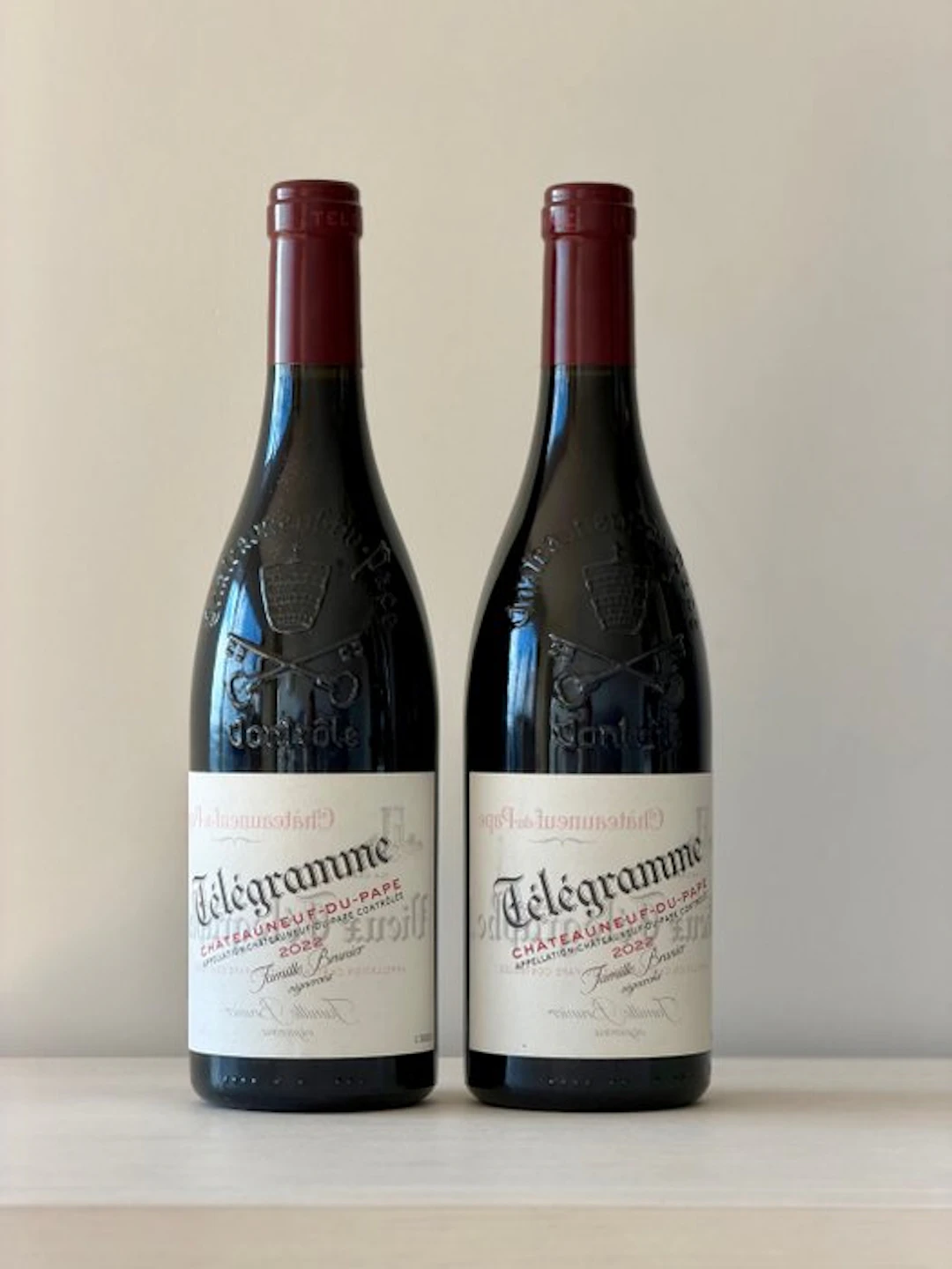 2022 Famille Brunier, Télégramme - Châteauneuf-du-Pape - 2 Bottles (0.75L)