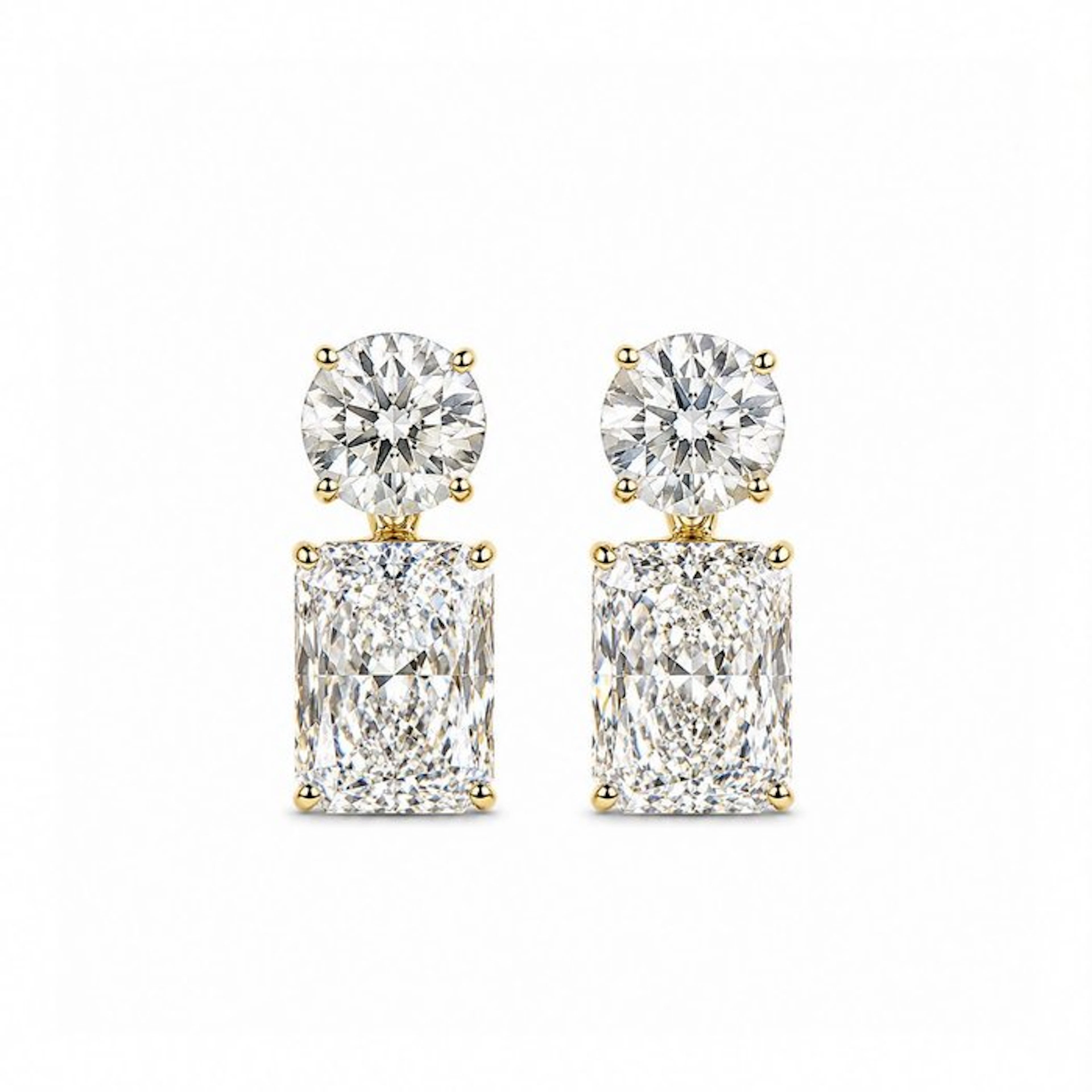 No reserve price - Earrings - 14 kt