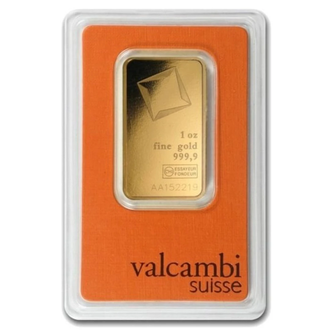1 Troy Ounce - Gold .999 - Valcambi, Switzerland (No reserve price)