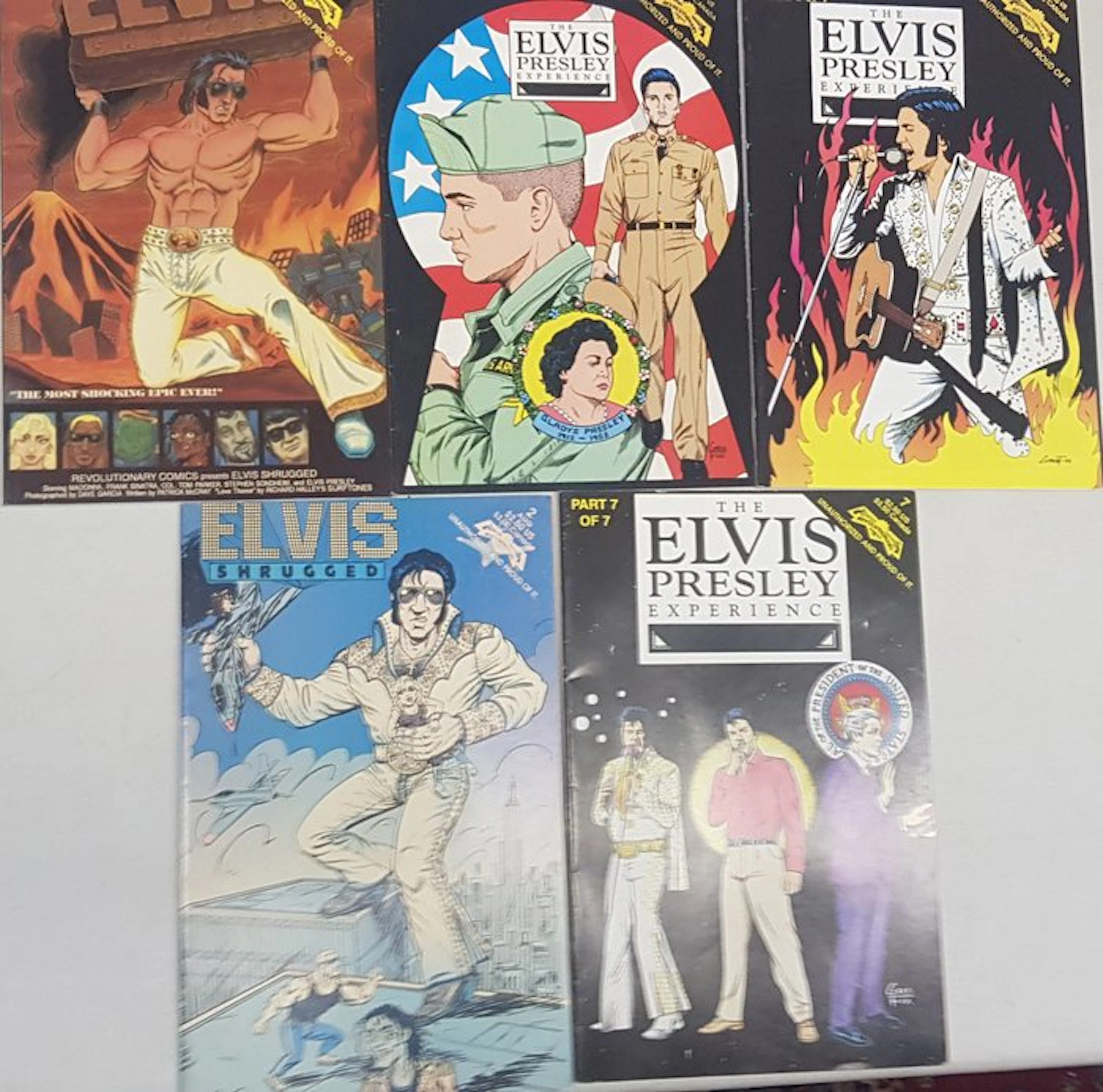 Elvis Presley - Elvis Experience - 5 Comic - First edition/1993