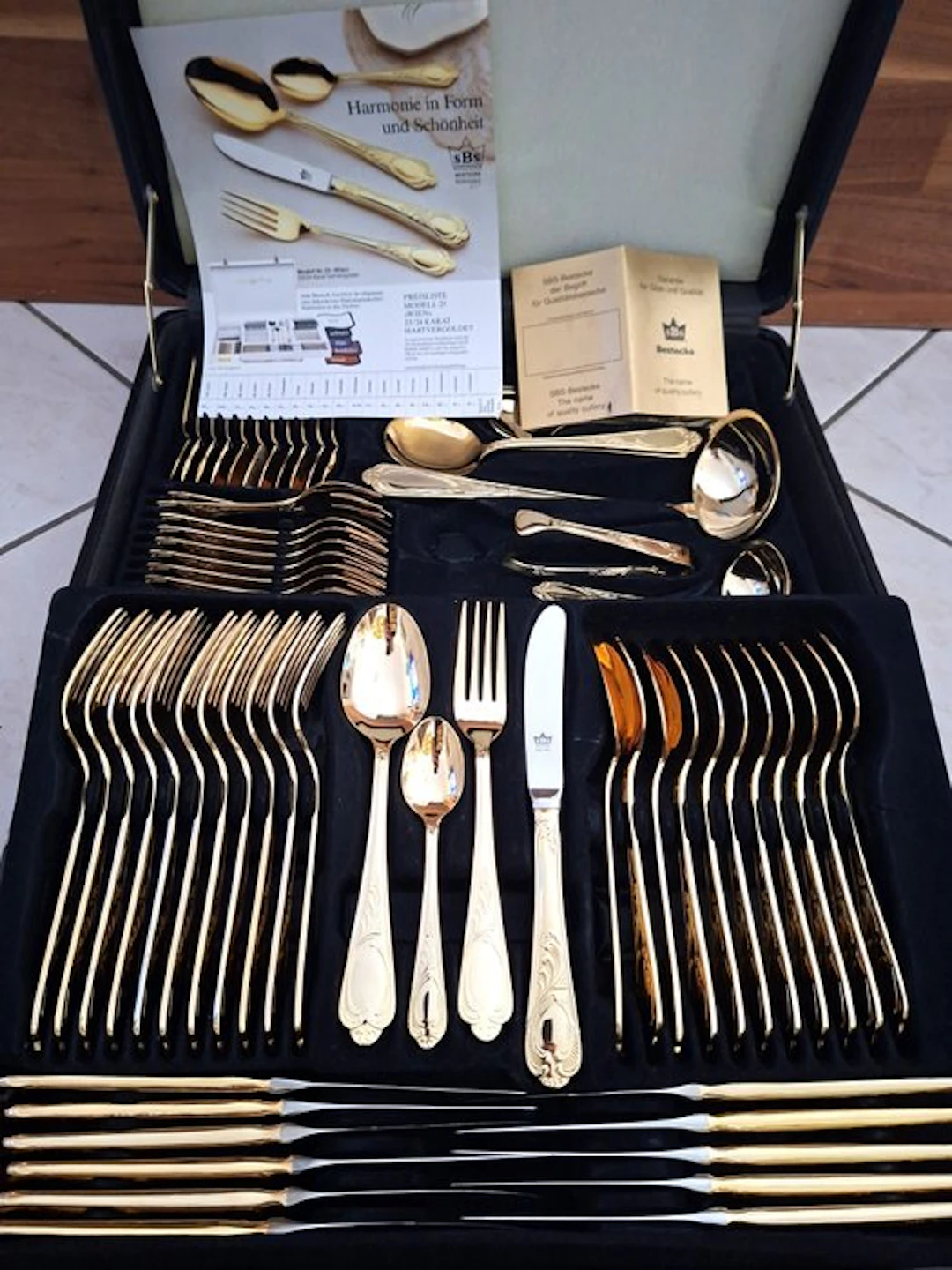 SBS Solingen - Table service - Rococo model "WIEN"...