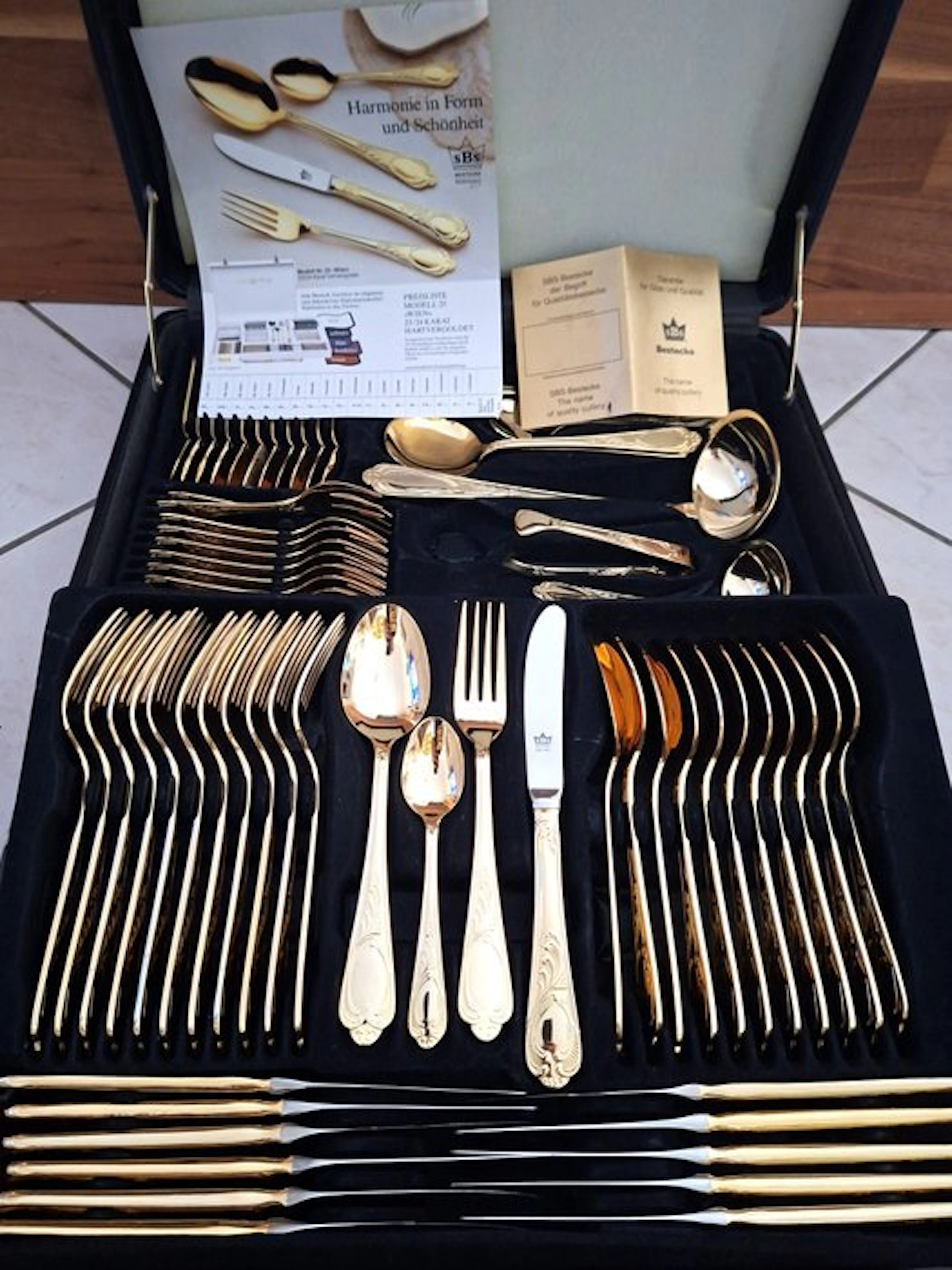 SBS Solingen - Table service - Rococo model "WIEN"...