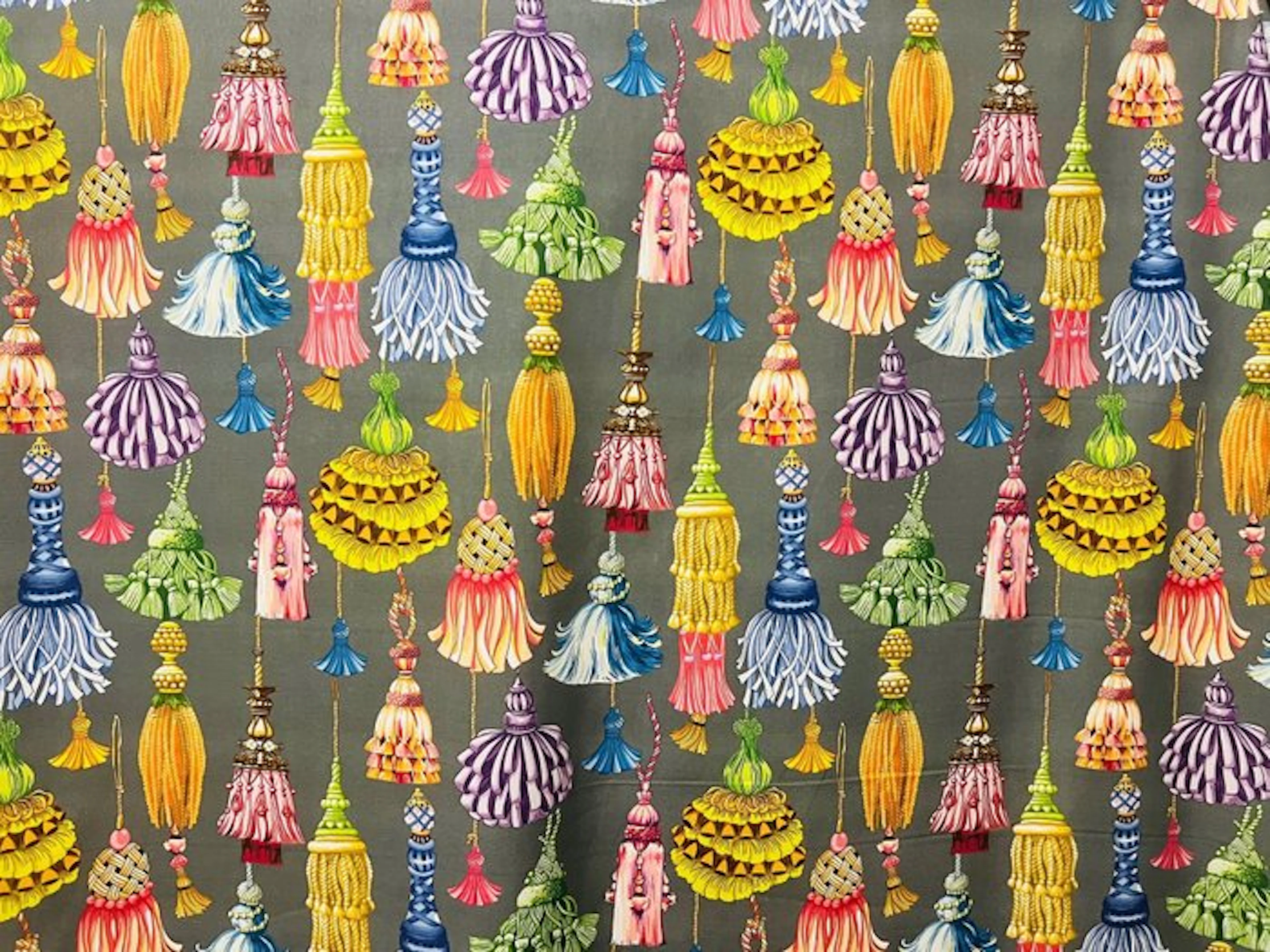 Vibrant cotton fabric certified by Oeko-Tex Standard 100...