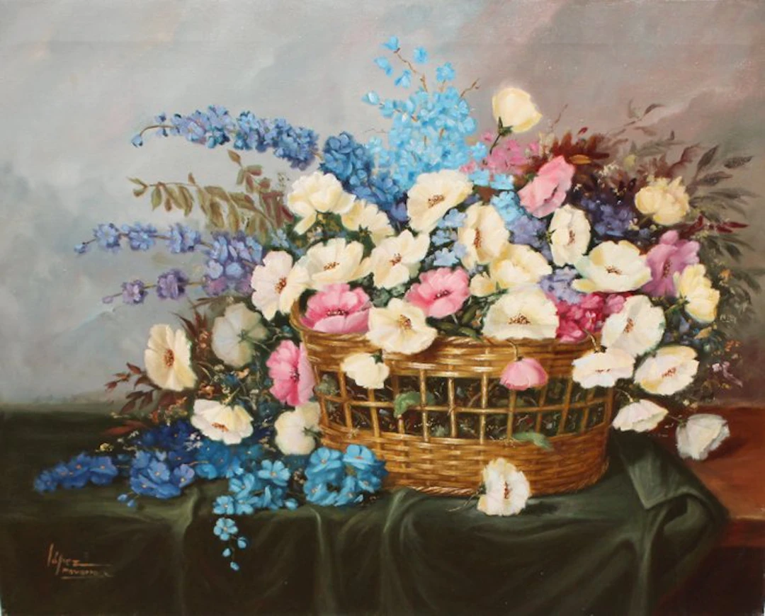 Julián López Navarro (1950) - Composición floral