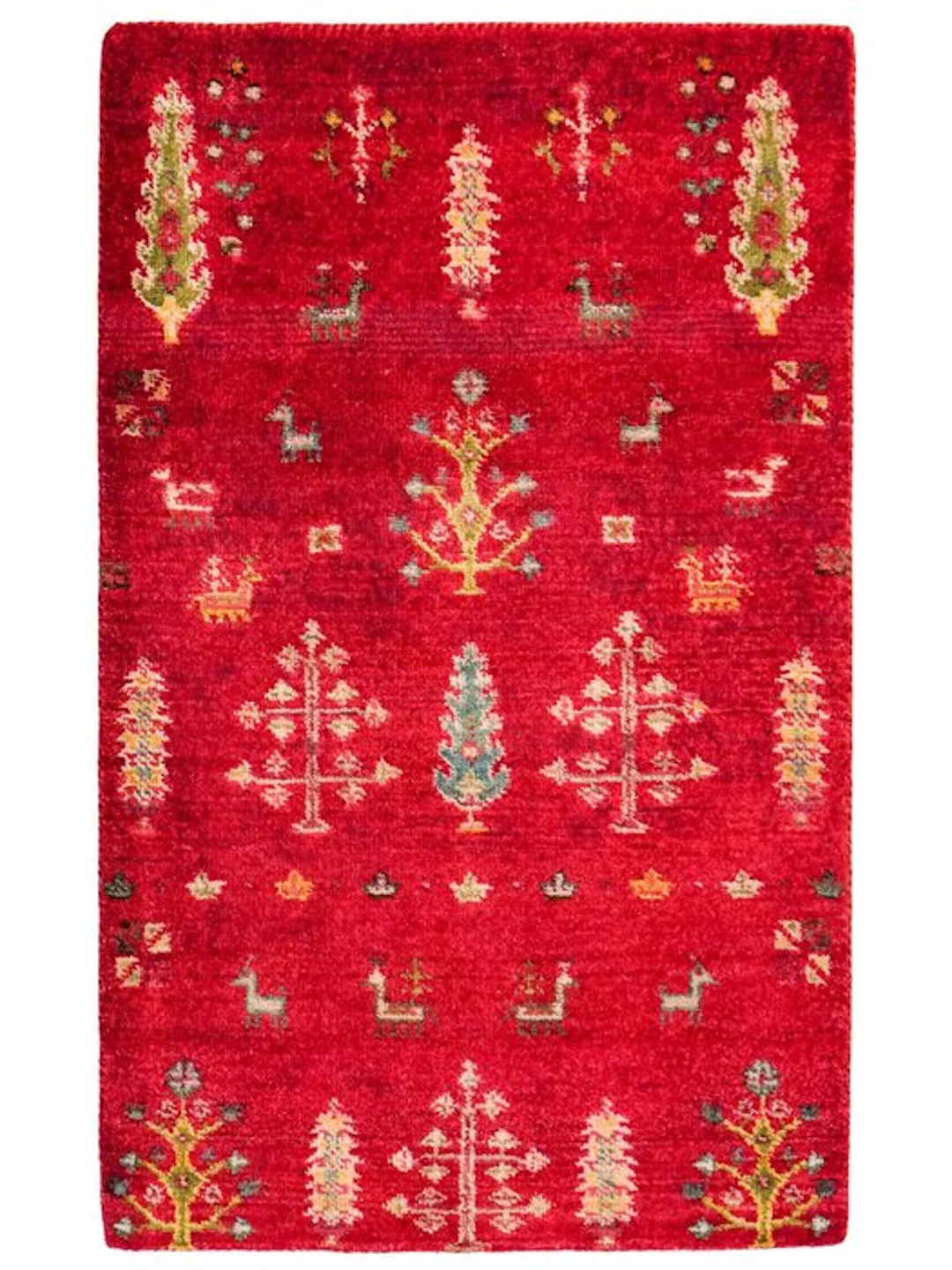 Gabbeh - Rug - 91 cm - 63 cm - Hand-knotted from wool