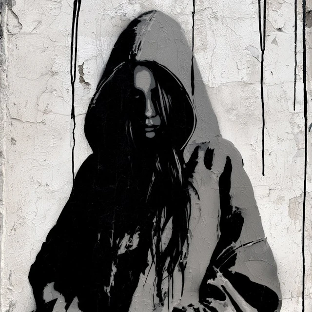David Law (1967) - Billie Eilish II (Stencil)