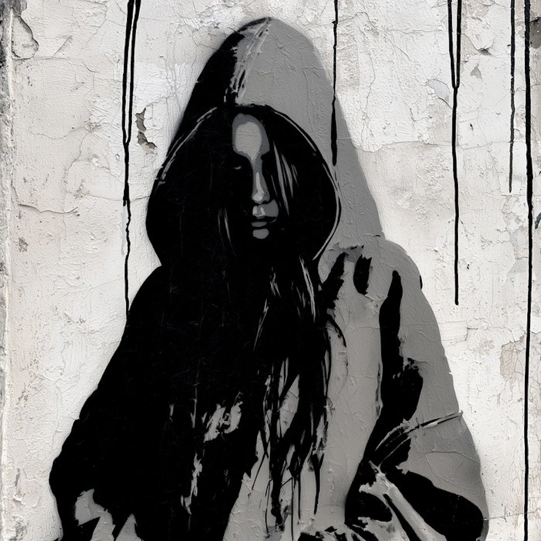 David Law (1967) - Billie Eilish II (Stencil)