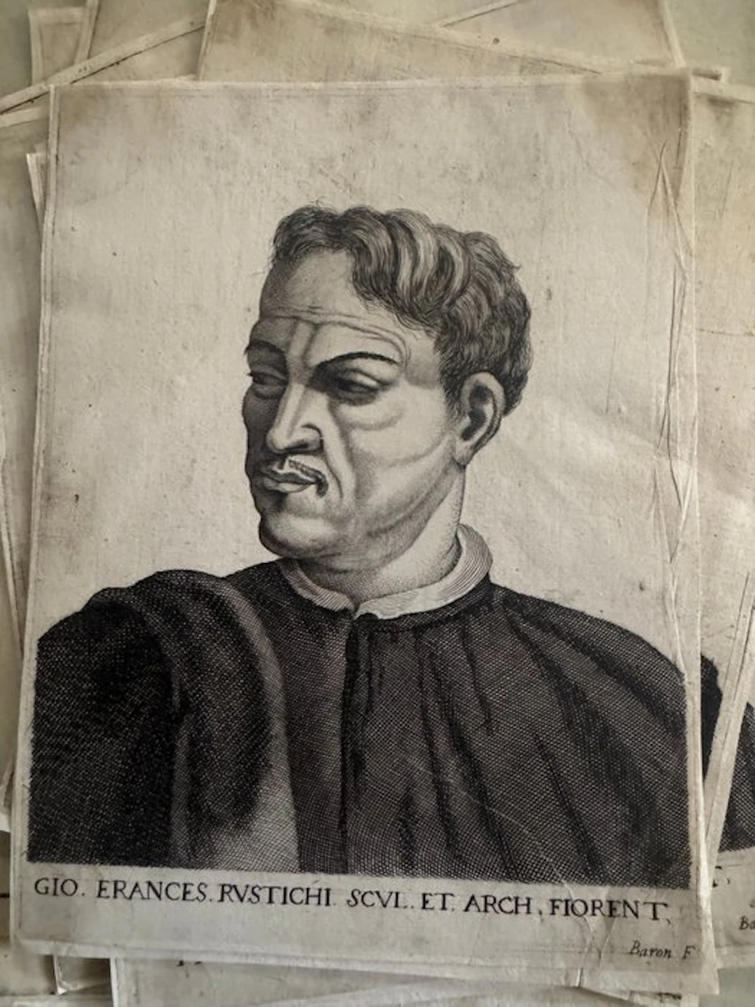 Jean Baron (1616–1660) - Suite de quinze portraits de peintres