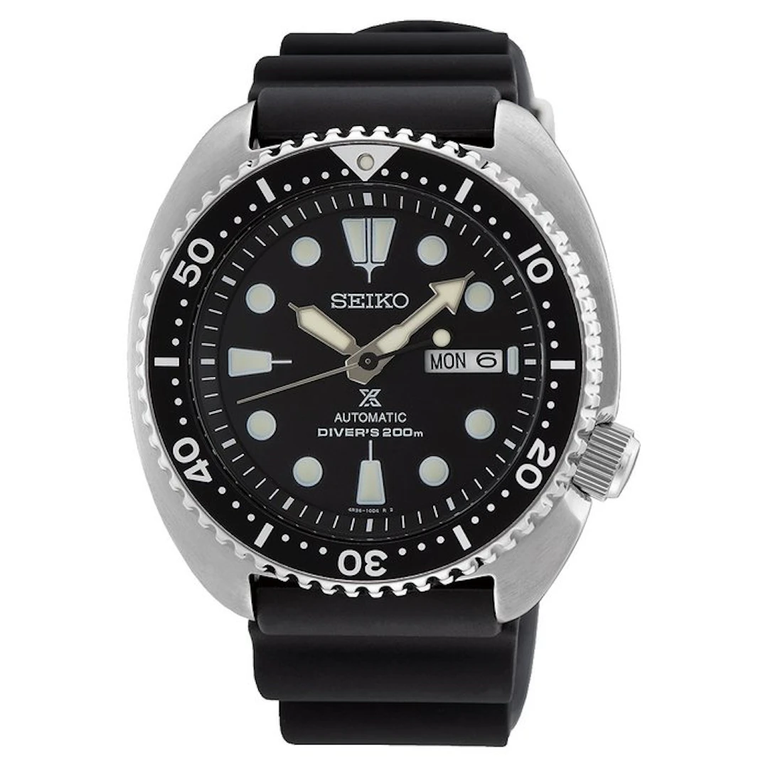 Seiko - Prospex 200 Mt Turtle Black Dial Automatic - SRPE93K11 - Men - 2026