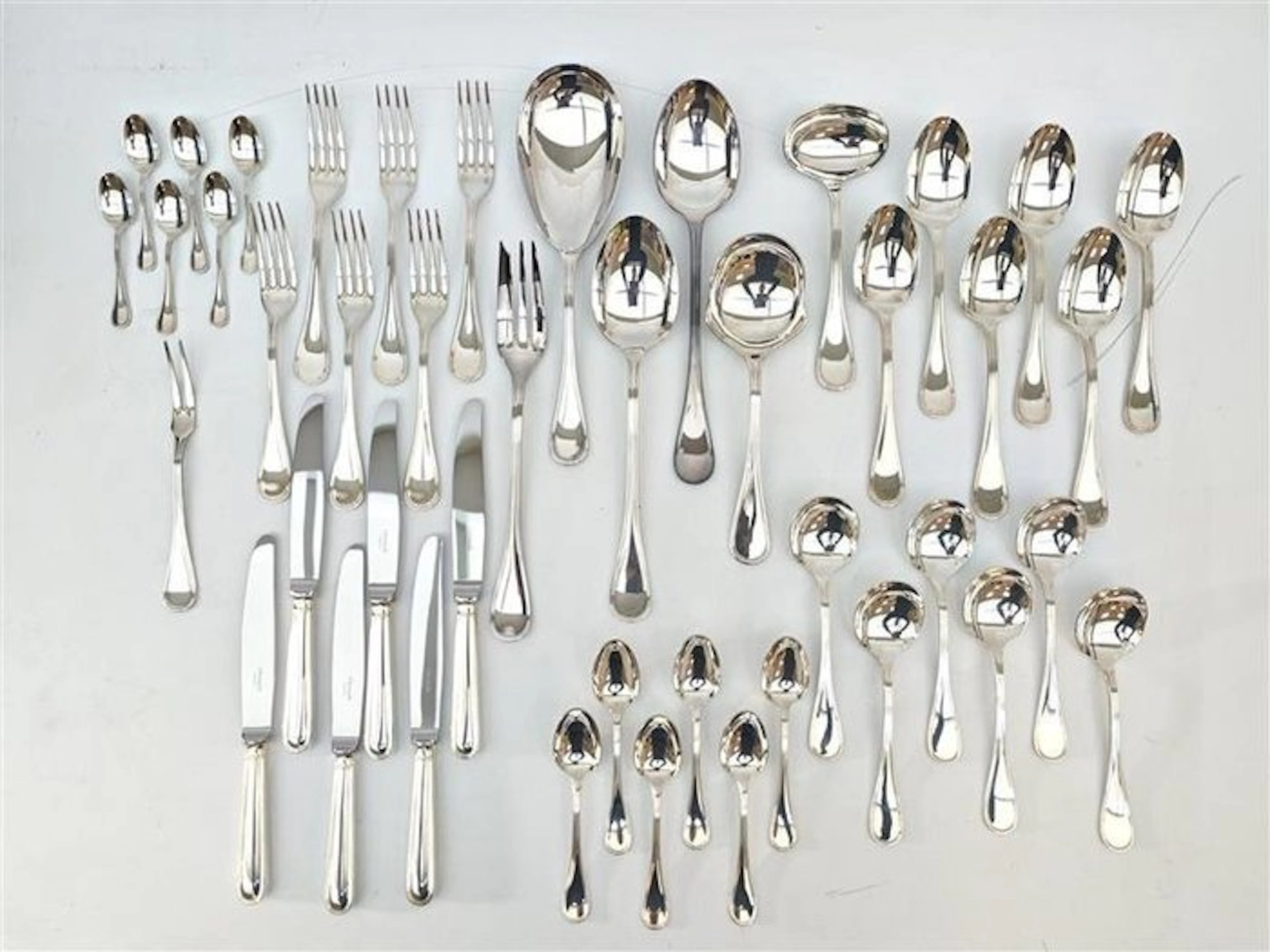 Christofle, Model: Albi - Cutlery set (43) - Silverplated