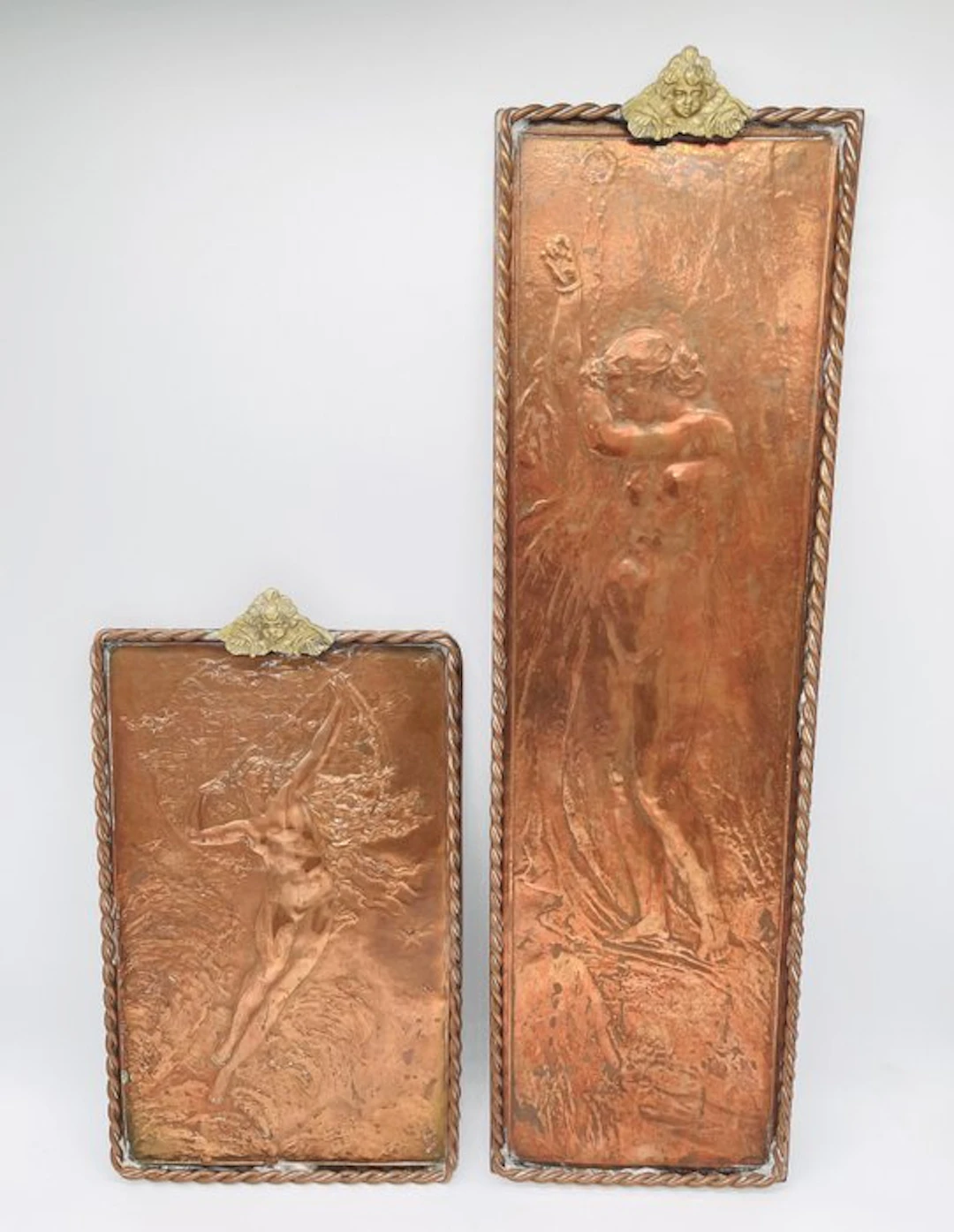 Preizner & co Wien - Plaques in the manner of Karl Sterrer - Plaque - Copper