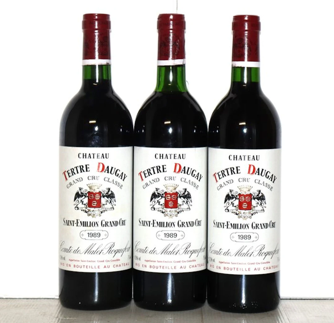 1989 Château Tertre Daugay - Saint-Émilion Grand Cru Classé - 3 Bottles (0.75L)