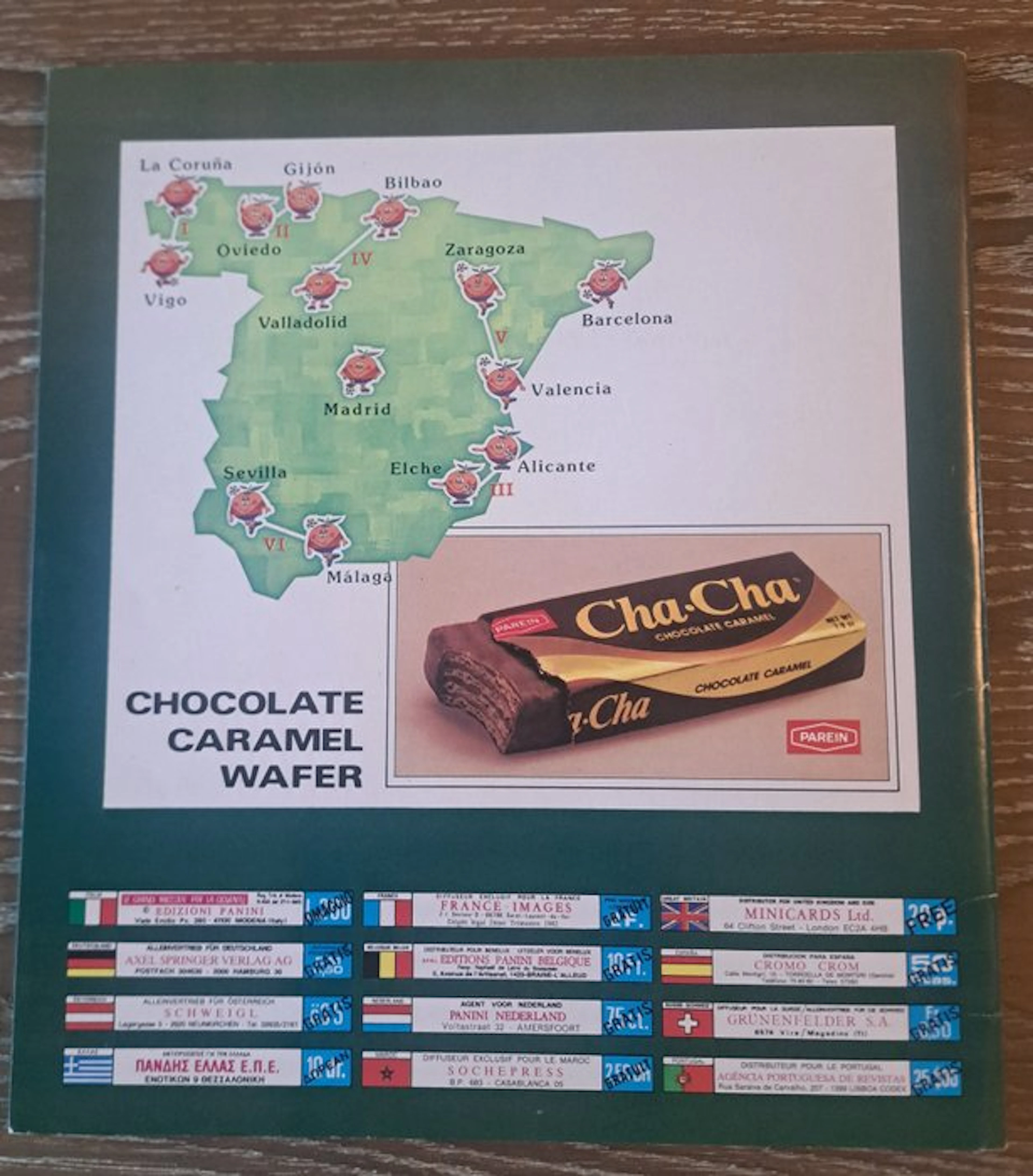 Panini World Cup España 82 - Ultra rare Belgian Cha-Cha...