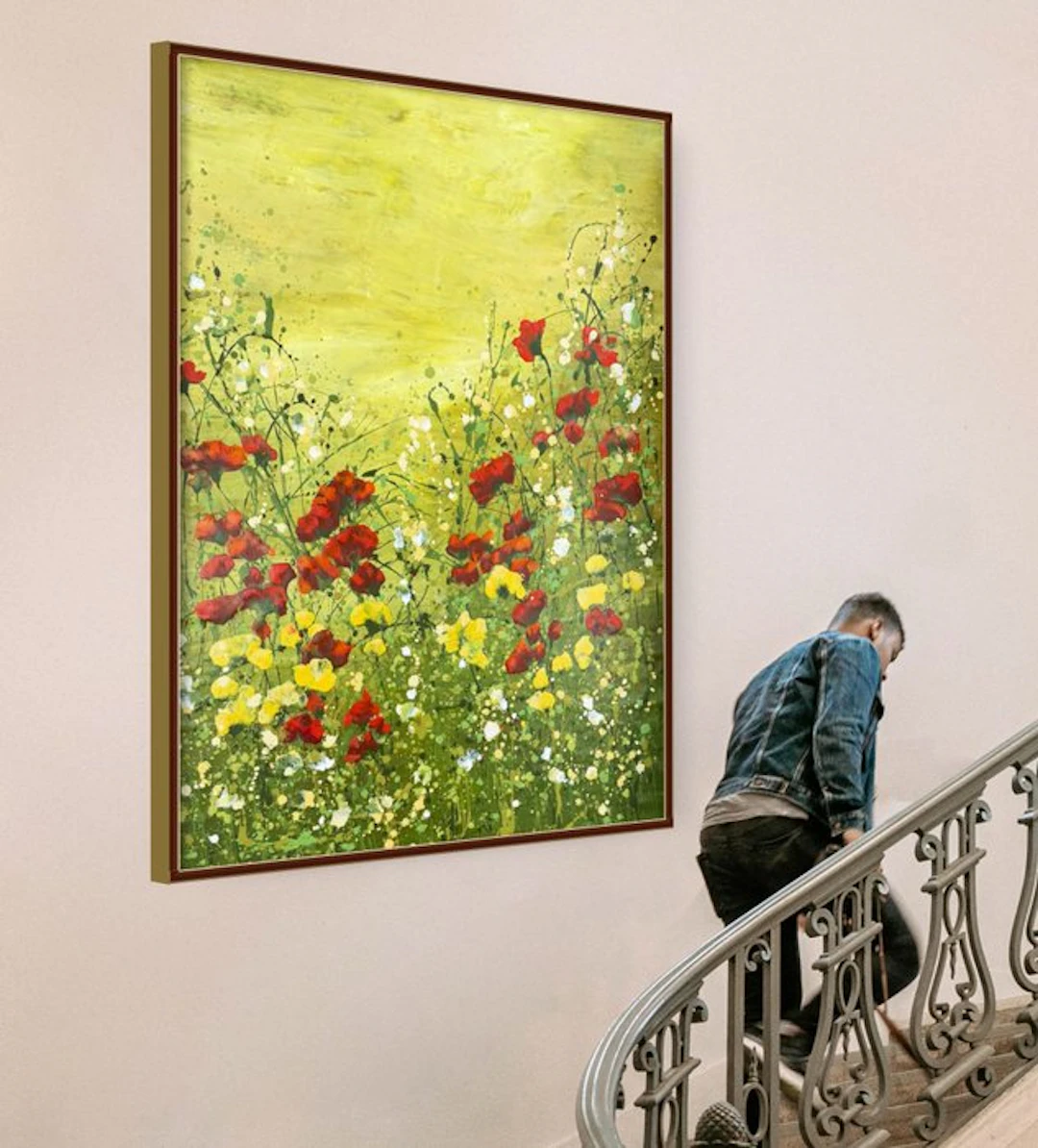 Irina Morisch - wild forest Nr.32- XXL abstract floral artwork-