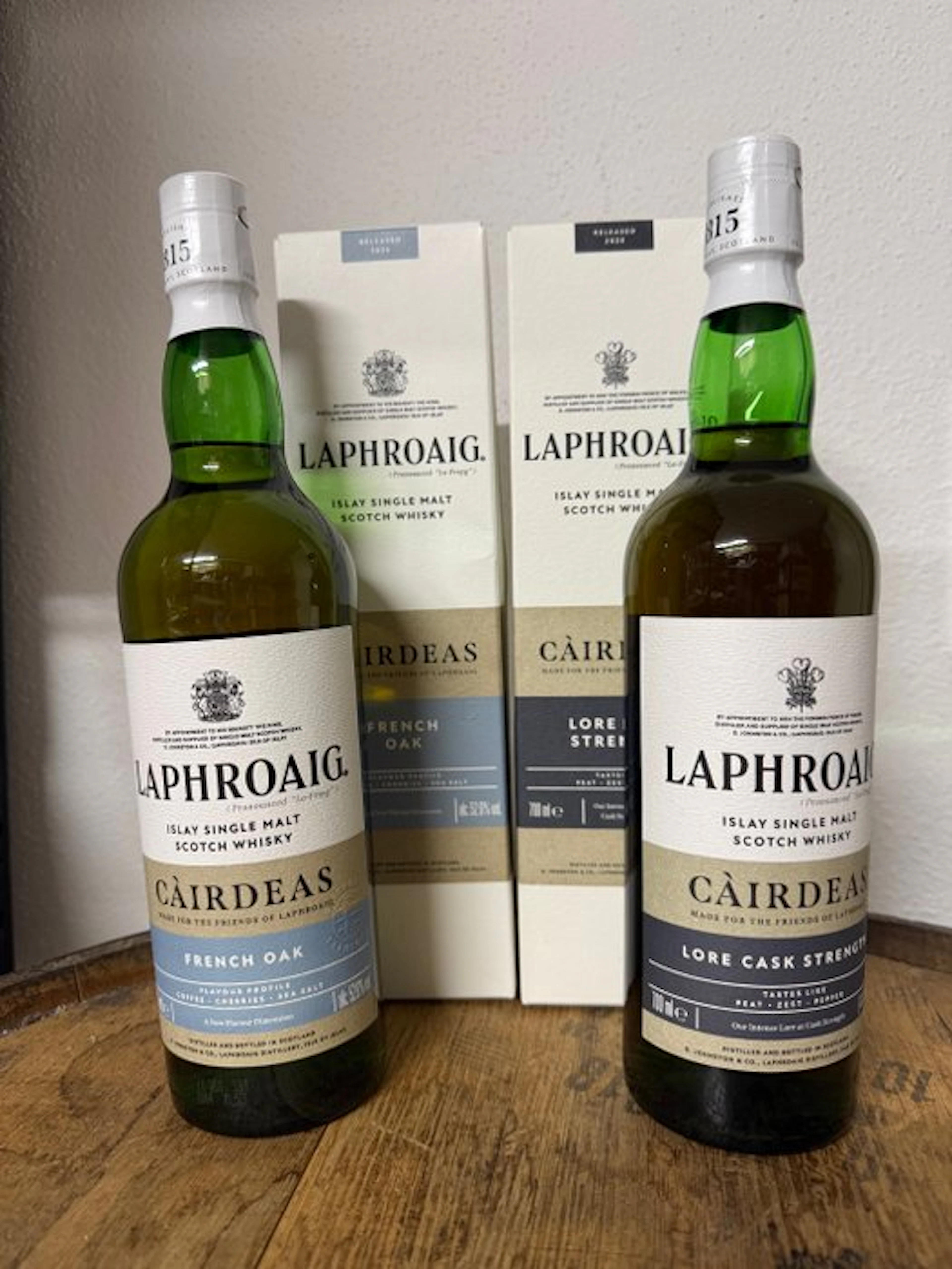 Laphroaig - Càirdeas - French Oak & Lore Cask Strength - 700ml - 2 bottles
