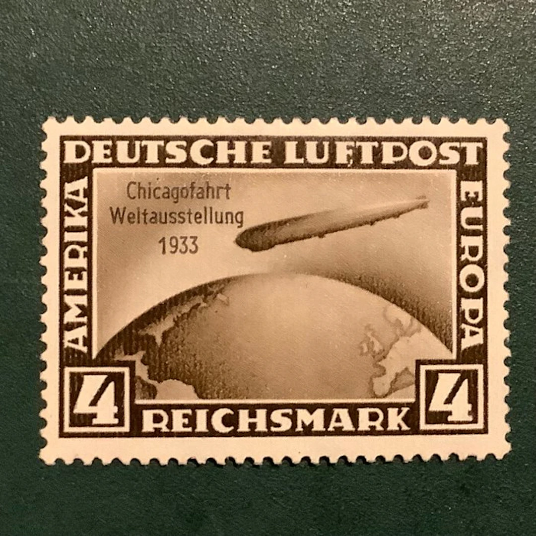 German Empire 1933 - 4 Mark Chicagofarth - MH - Michel 498