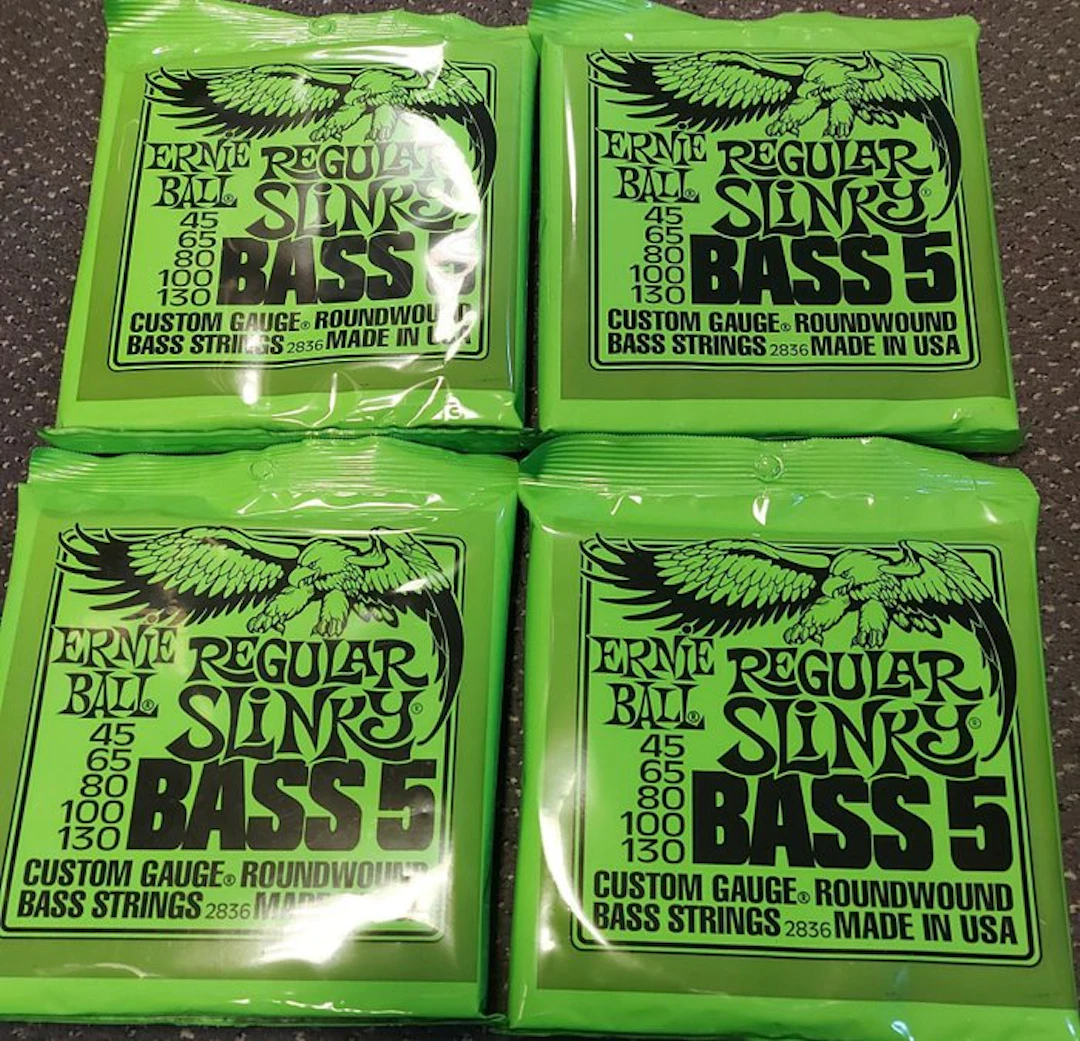Ernie Ball 2836 - 5 Sets Bass Strings for 5-String -...