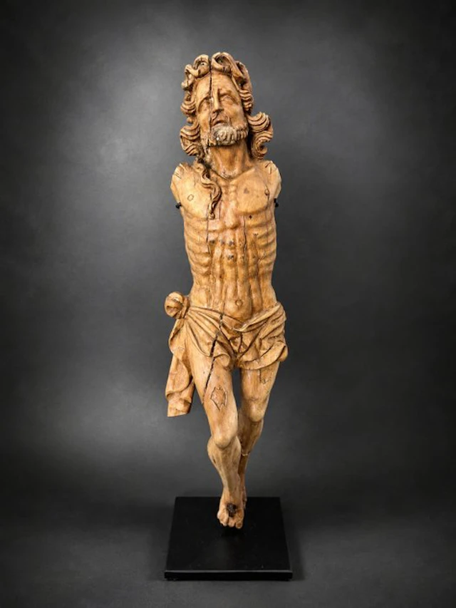 Crucifix - Wood - 17th century - Corpus Christi - 17th