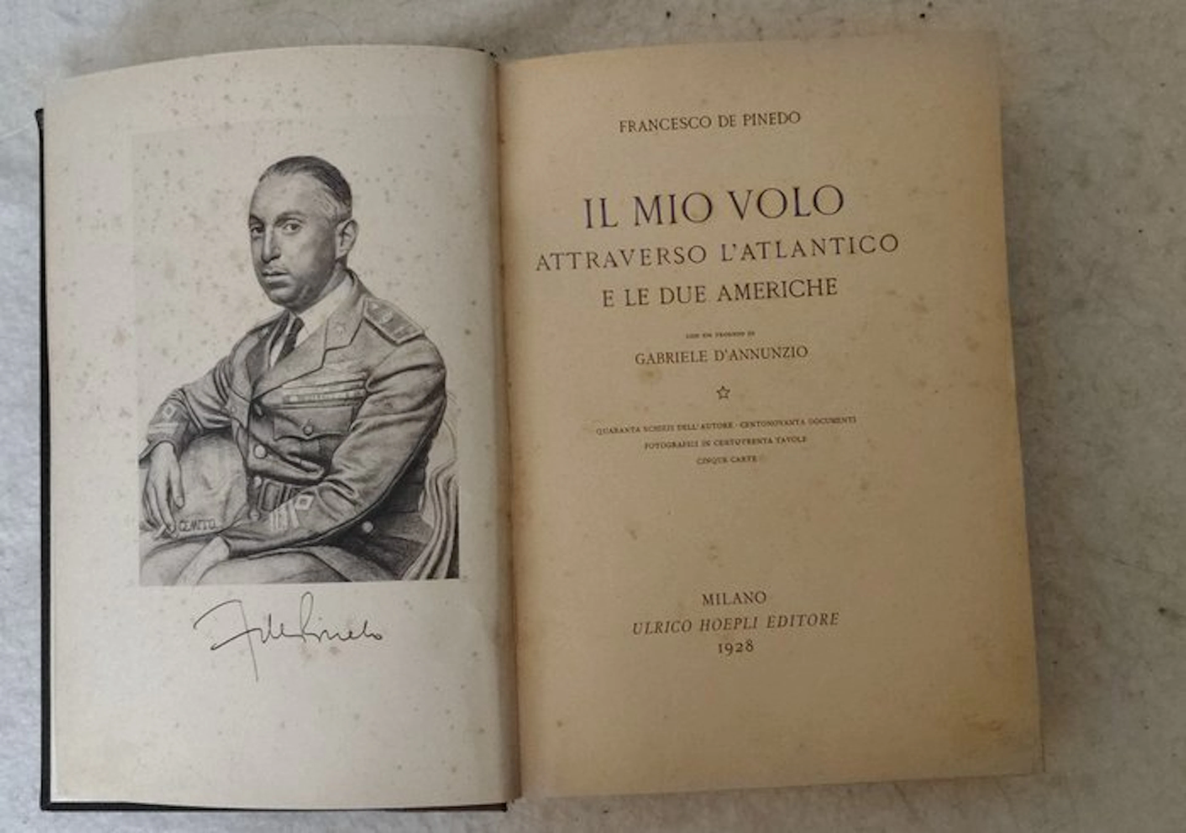 Francesco de Pinedo - Il mio volo attraverso l'atlantico...