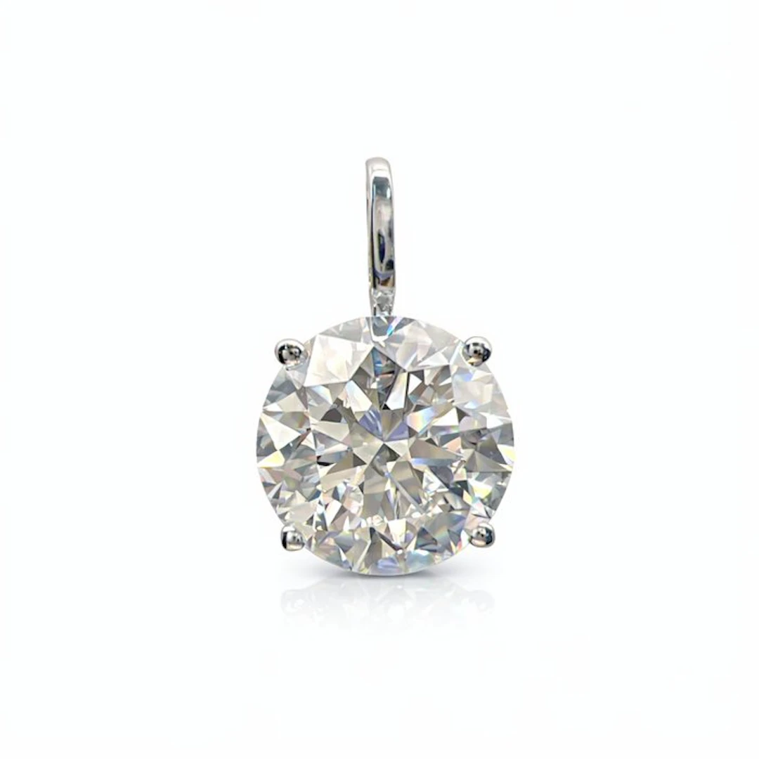 No reserve price - Pendant - 14 kt. White gold - 3.06ct. tw. Diamond