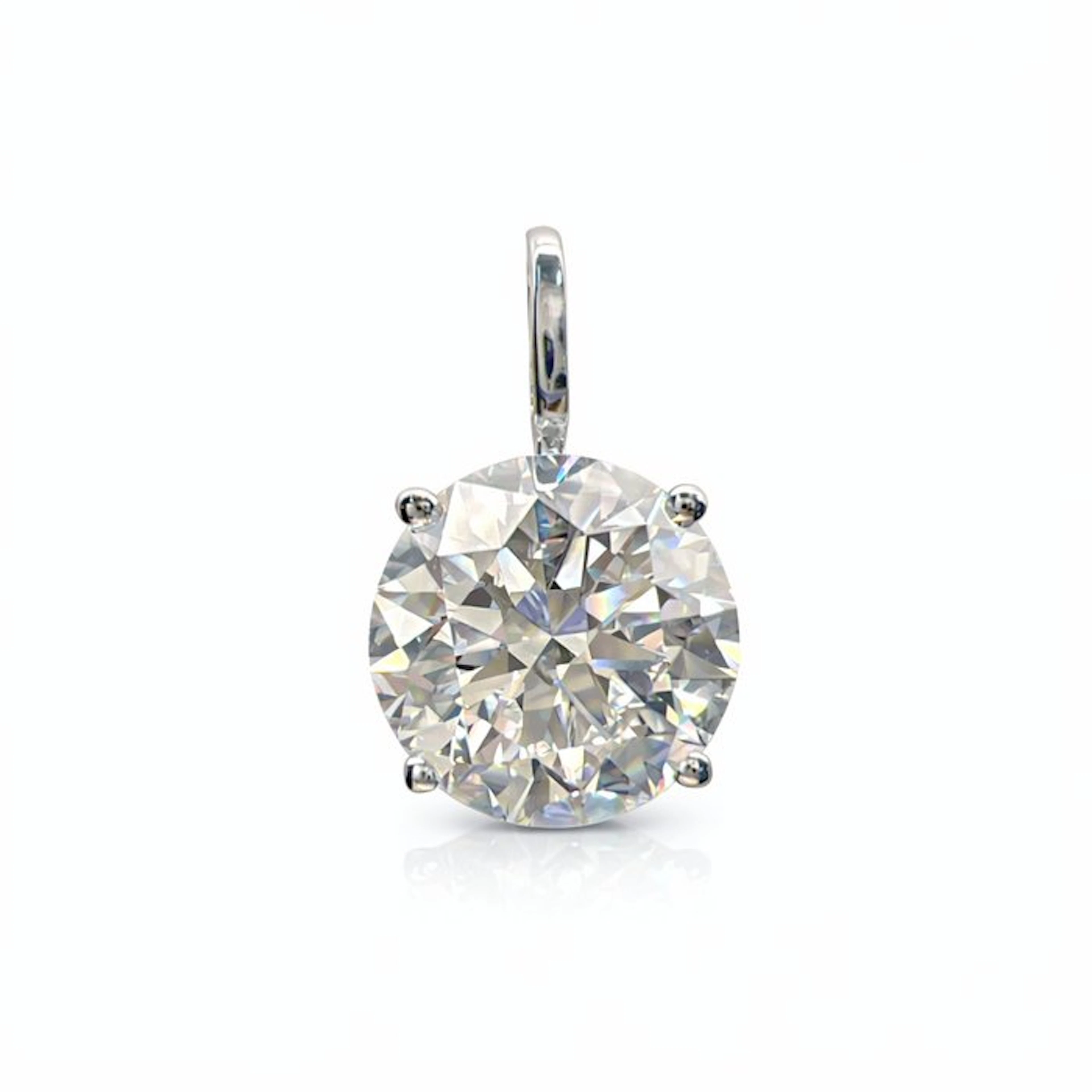 No reserve price - Pendant - 14 kt. White gold - 3.06ct. tw. Diamond