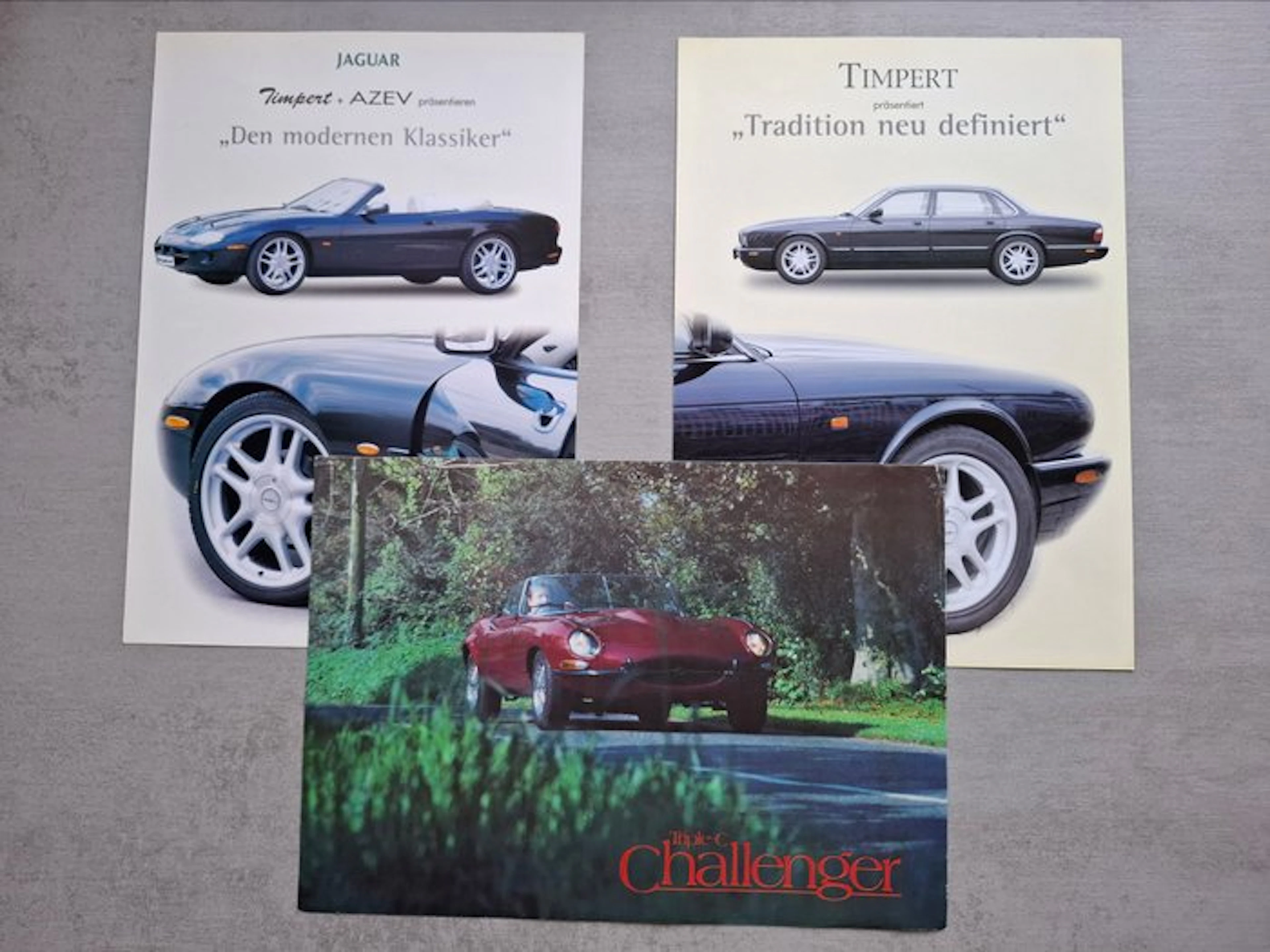 Brochure sheets - Jaguar - XJ8 - XJR - XK by Timpert...