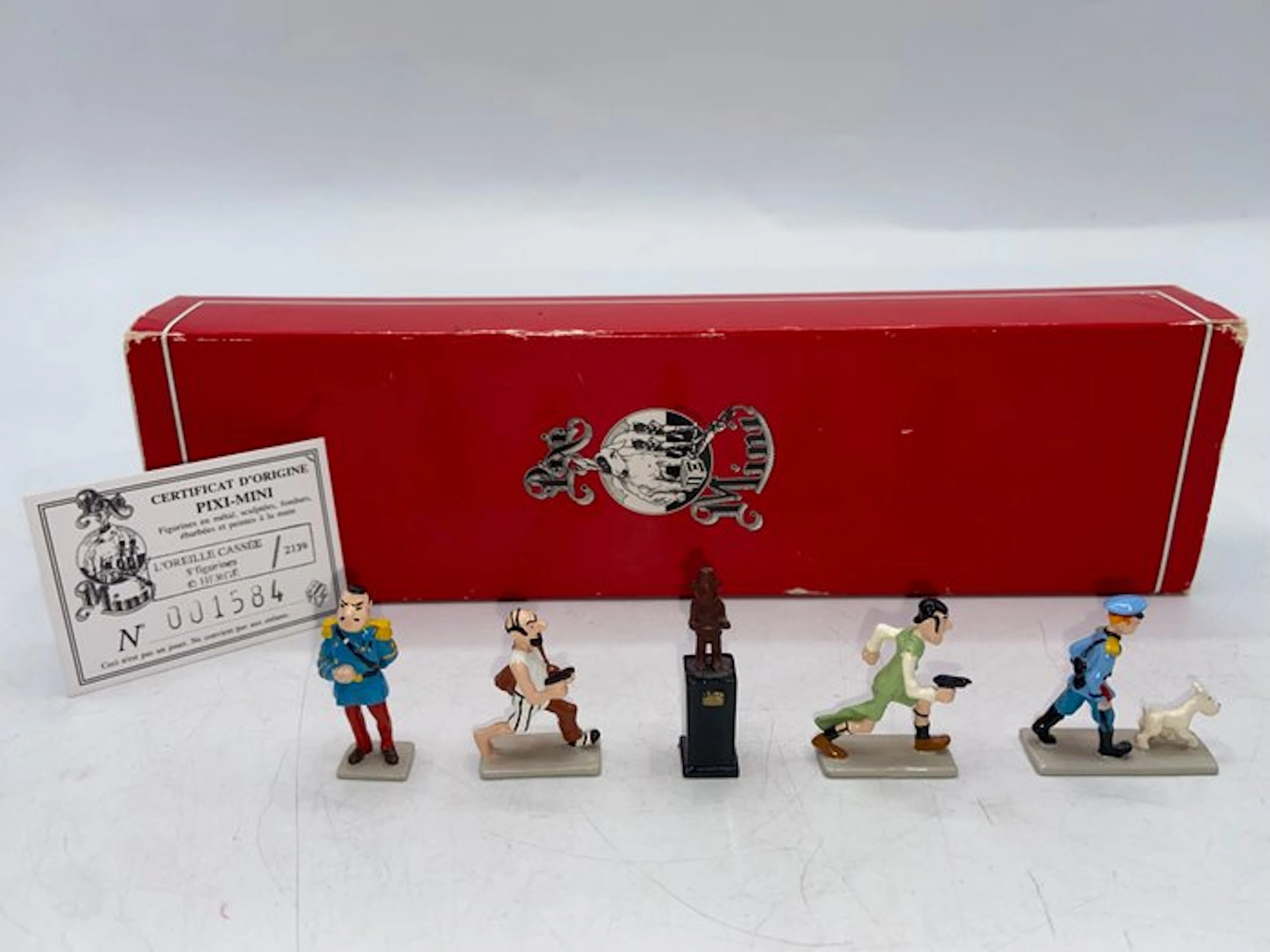 Pixi Mini - Tintin - L’Oreille cassée – Coffret de 5 figurines – Réf