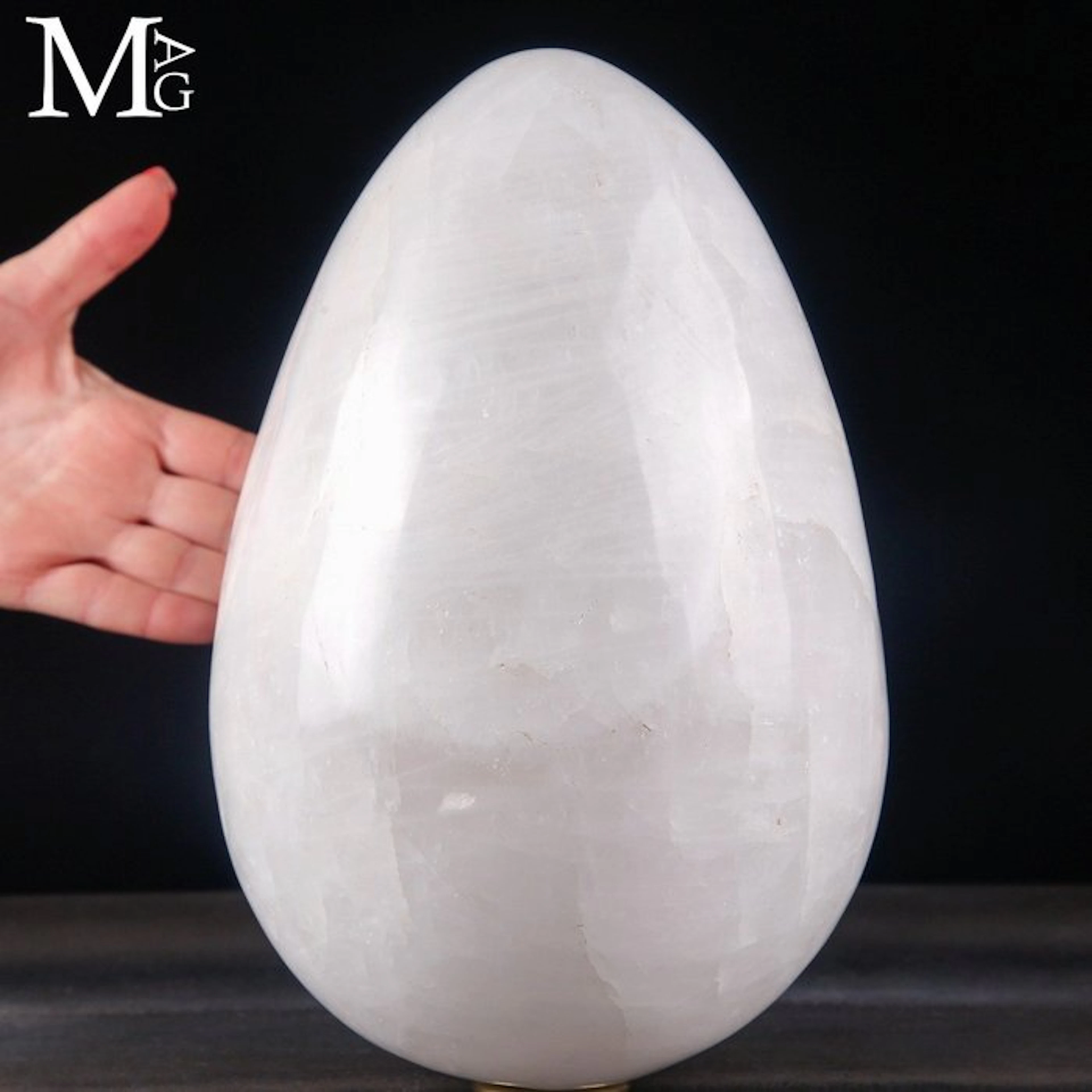 Luminous Milky White Quartz with Subtle Translucence and...
