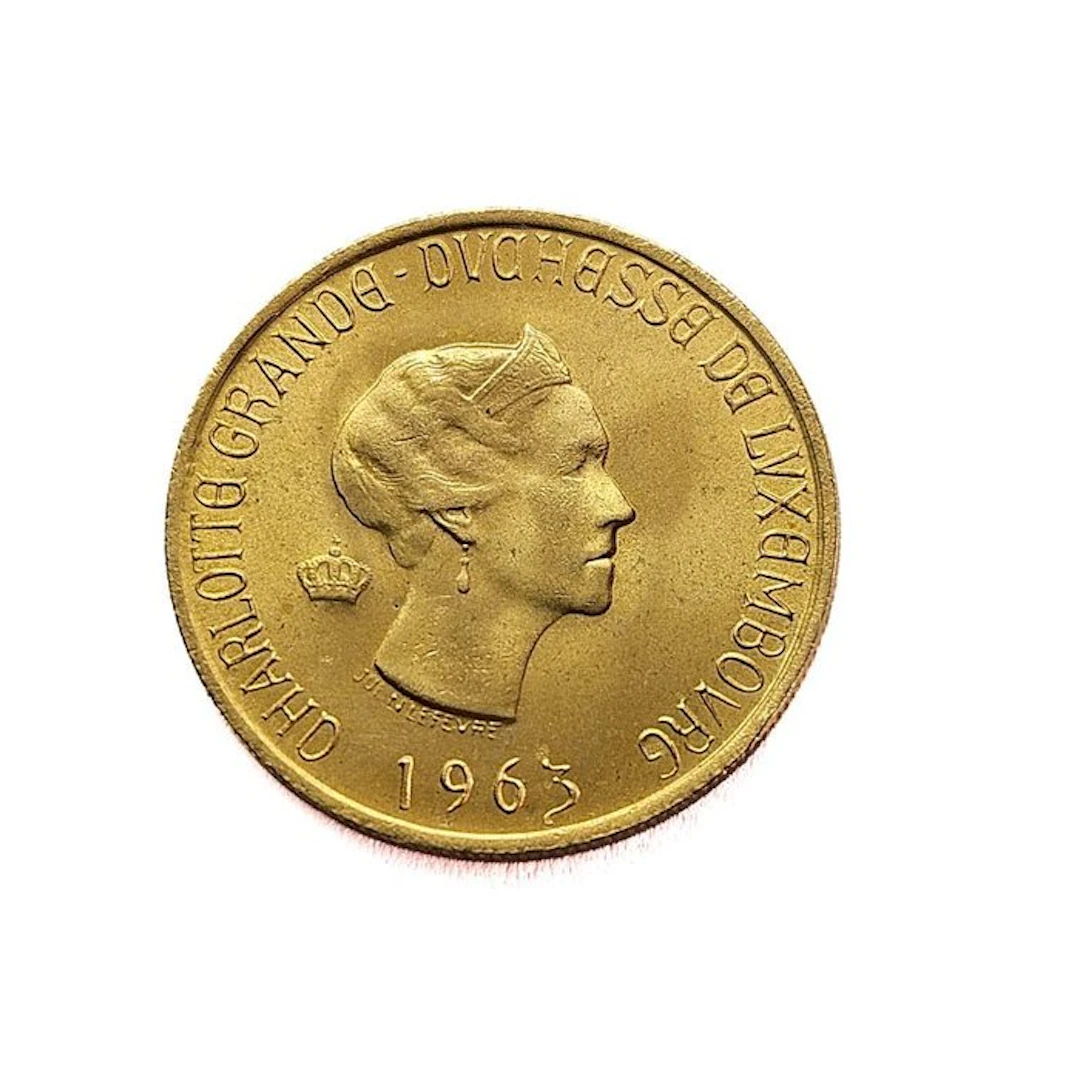 Luxembourg. 20 Francs 1963 Charlotte