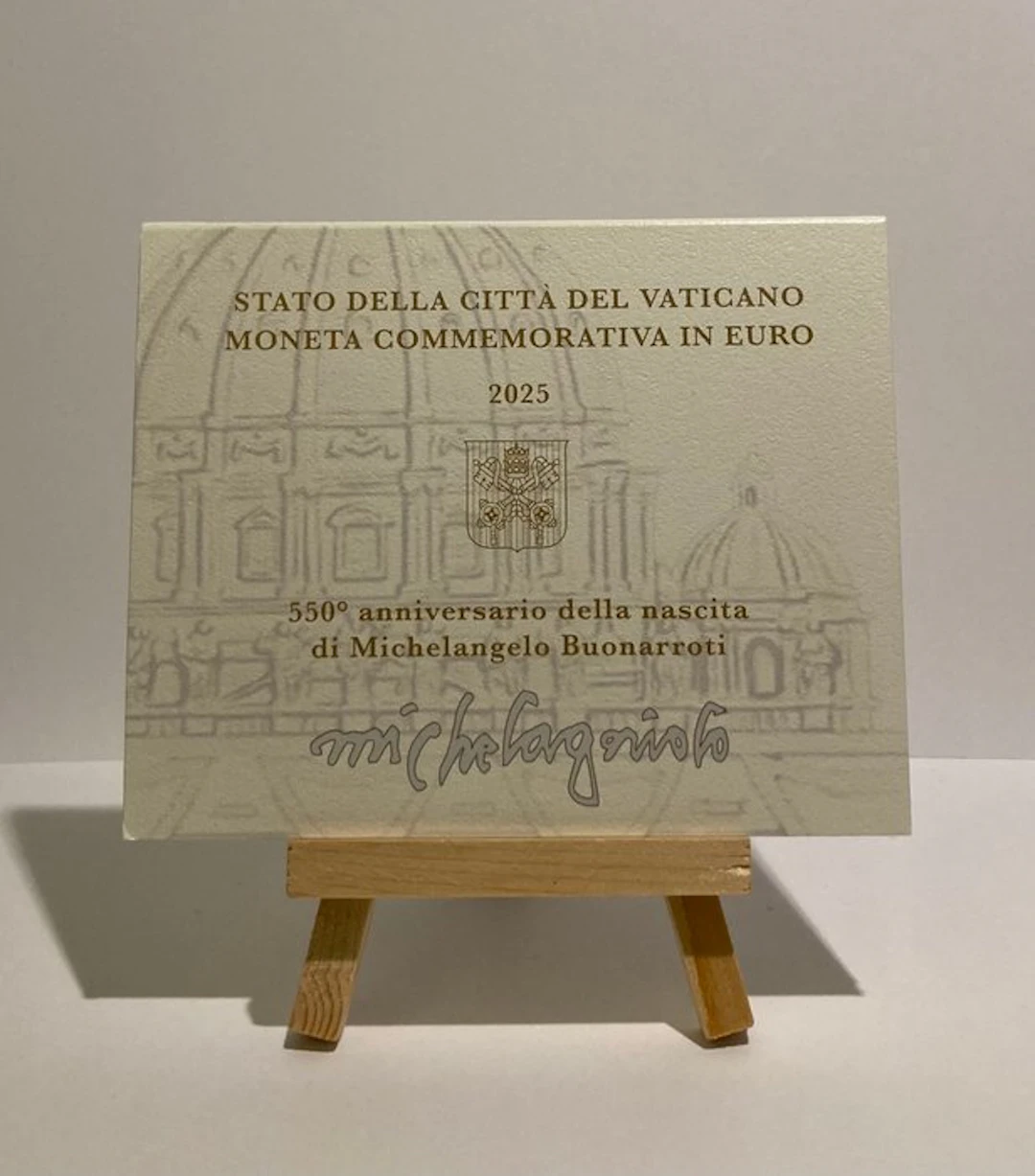 Vatican. 2 Euro 2025 "Michelangelo" (No reserve price)