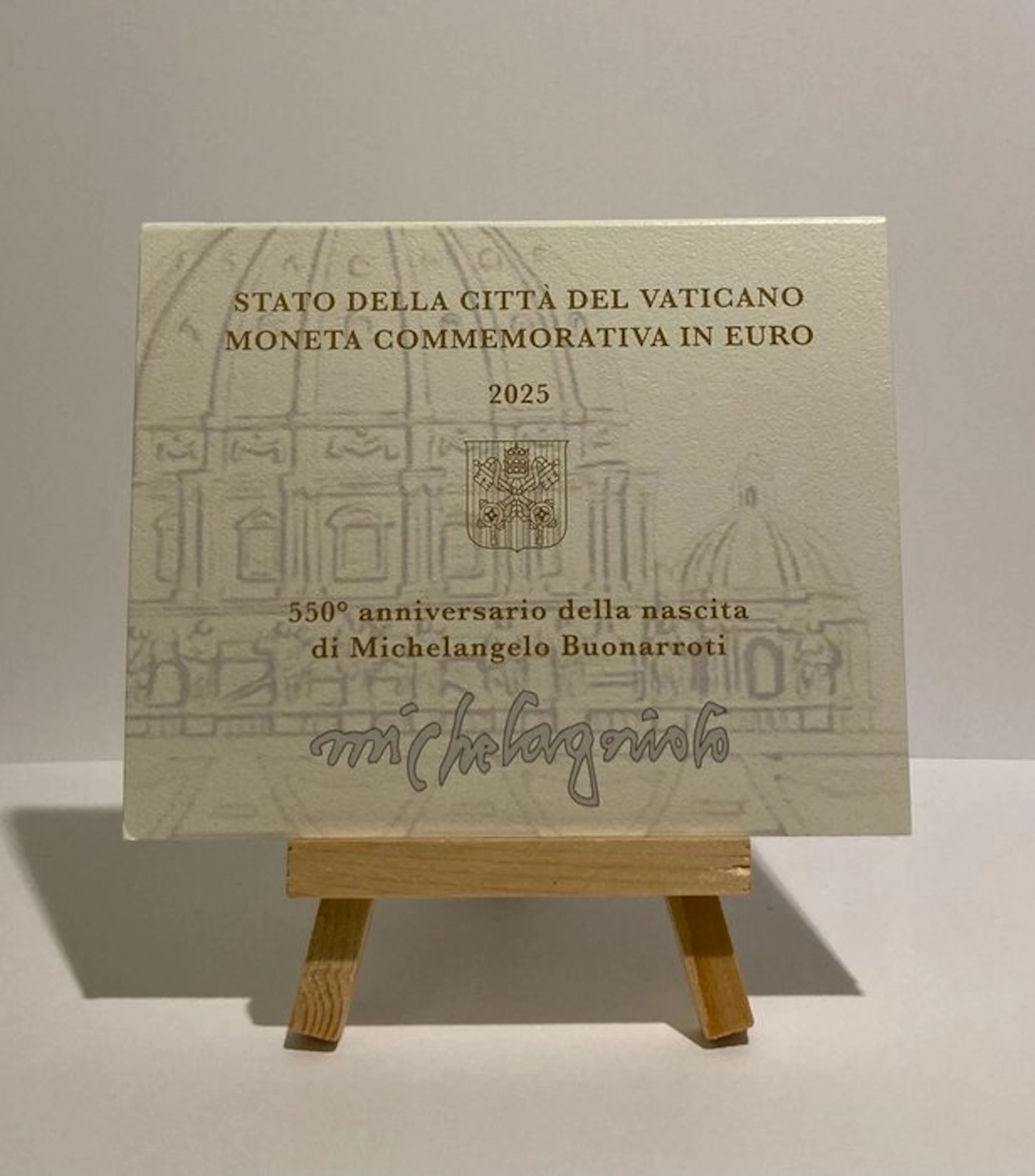 Vatican. 2 Euro 2025 "Michelangelo" (No reserve price)