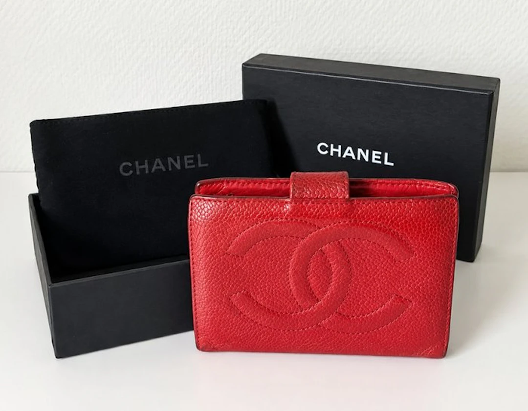 Chanel - Chanel Timeless CC Caviar French Bifold Wallet