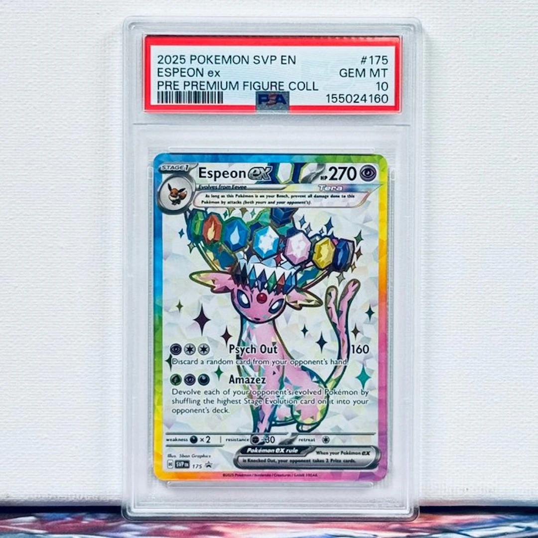 Pokémon Graded card - Espeon ex #175 2025 POKEMON SVP EN...