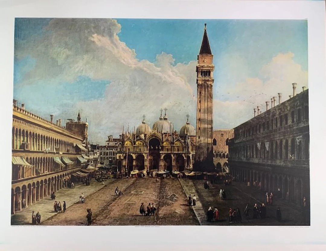 Antonio Canaletto (After) - The Piazza San Marco in Venice