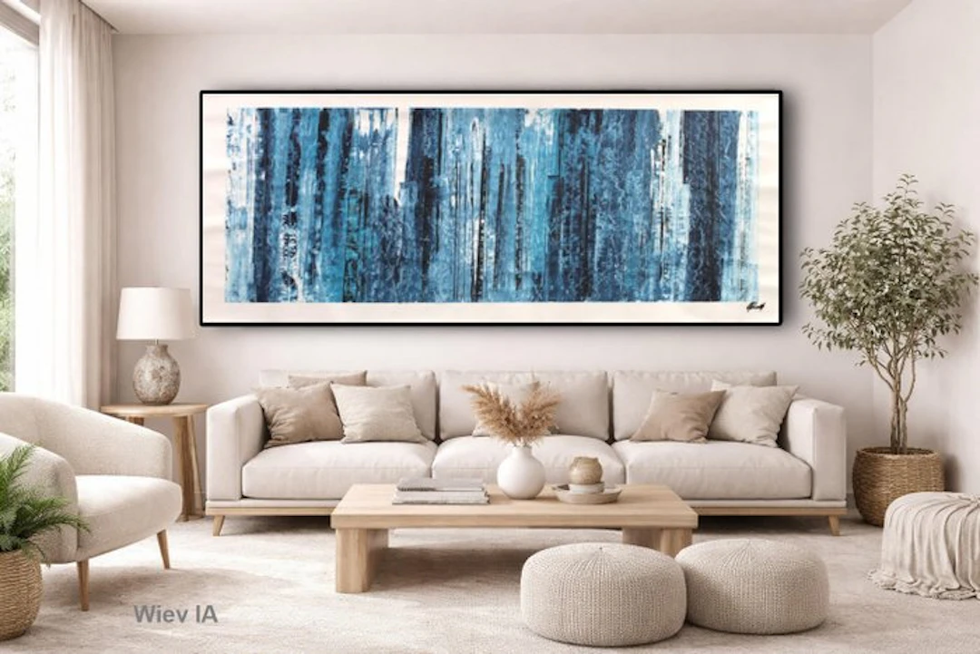 Giuseppe Panzica - Vol. 3890 - Blue Luce (200X80 XXL) NO RESERVE