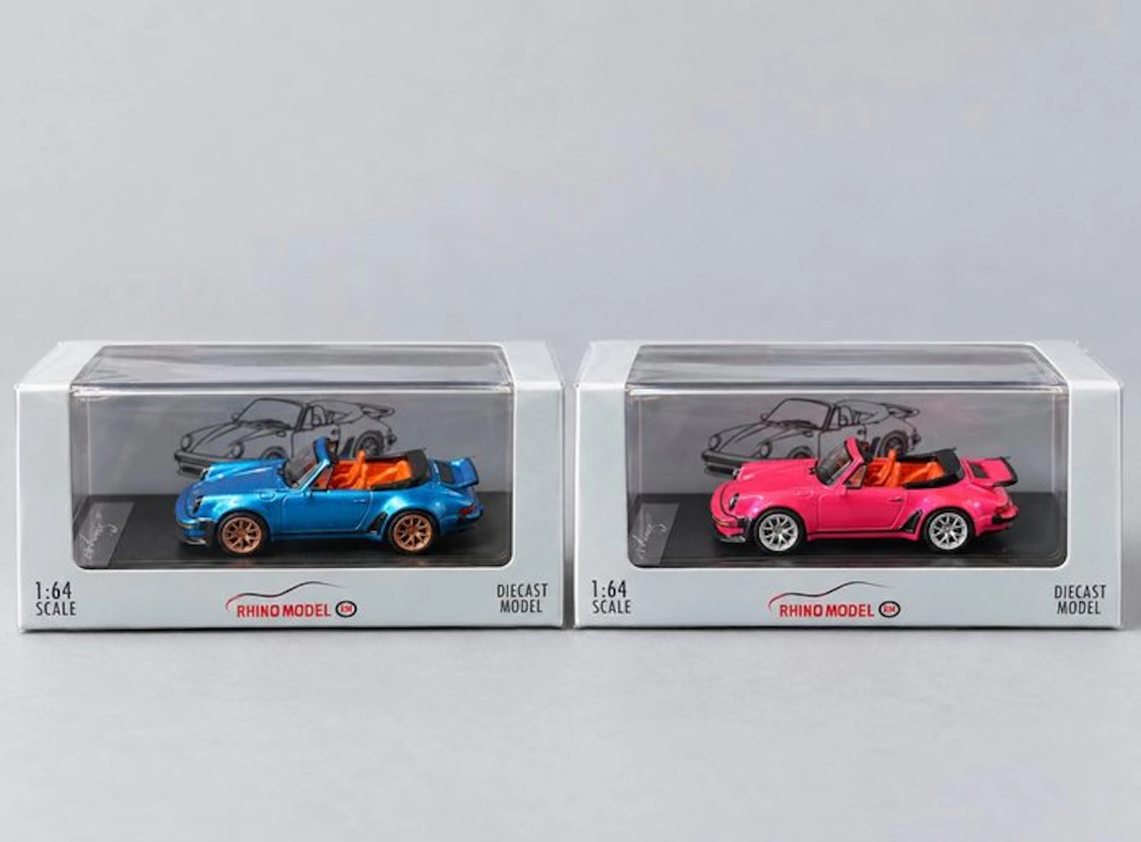 Rhino Model 1:64 - Model car (2) - Porsche Singer Turbo Study 930 Convertible