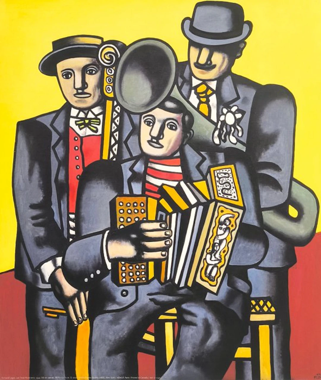Fernand Léger (1881-1955) (after) - "Les trois musiciens, 1944"