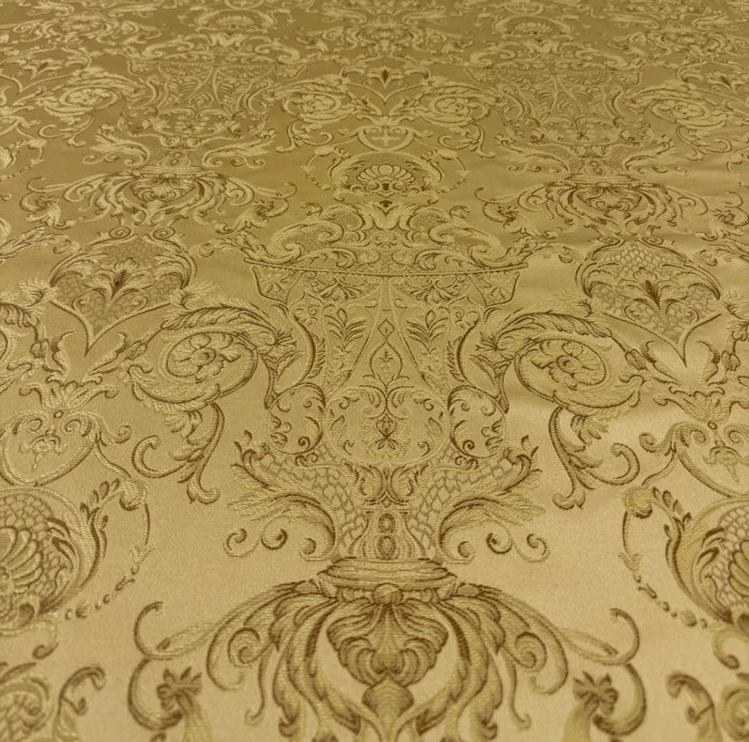 1774★ Premium high-end Baroque jacquard fabric made in...