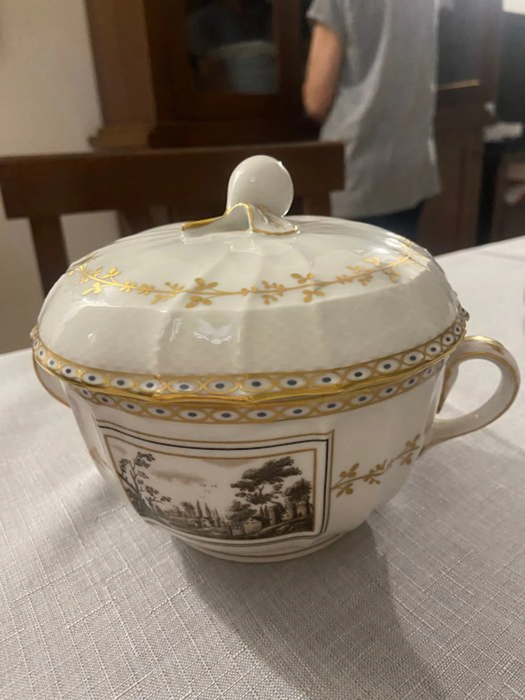 Richard Ginori - Sugar bowl - Porcelain