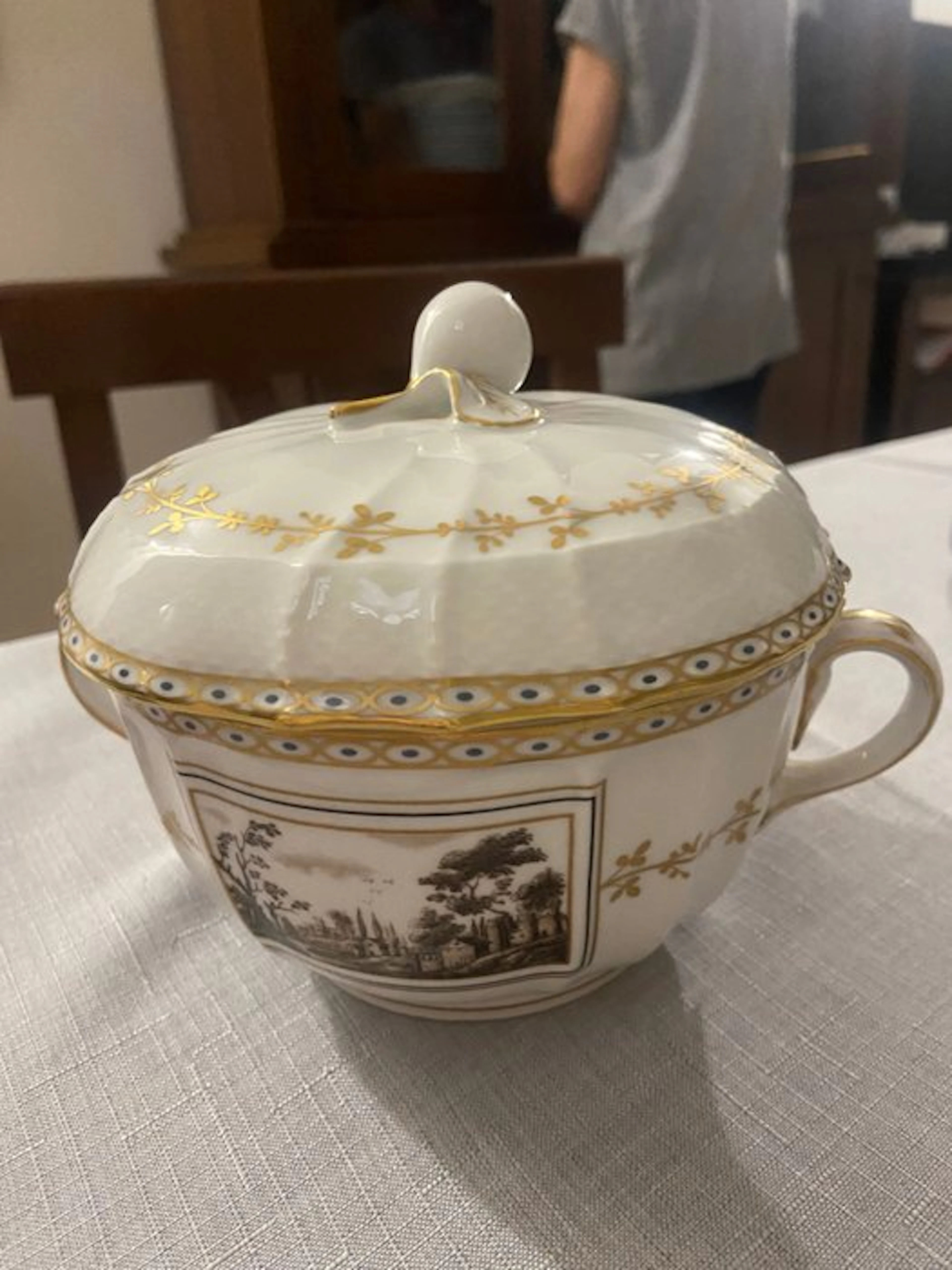 Richard Ginori - Sugar bowl - Porcelain