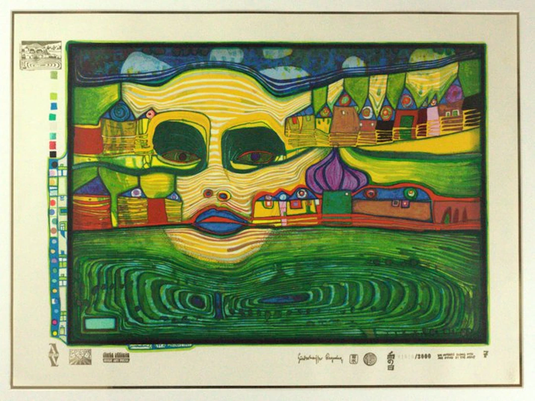 Friedensreich Hundertwasser (1928-2000) - Irinaland über dem Balkan 1971/1972