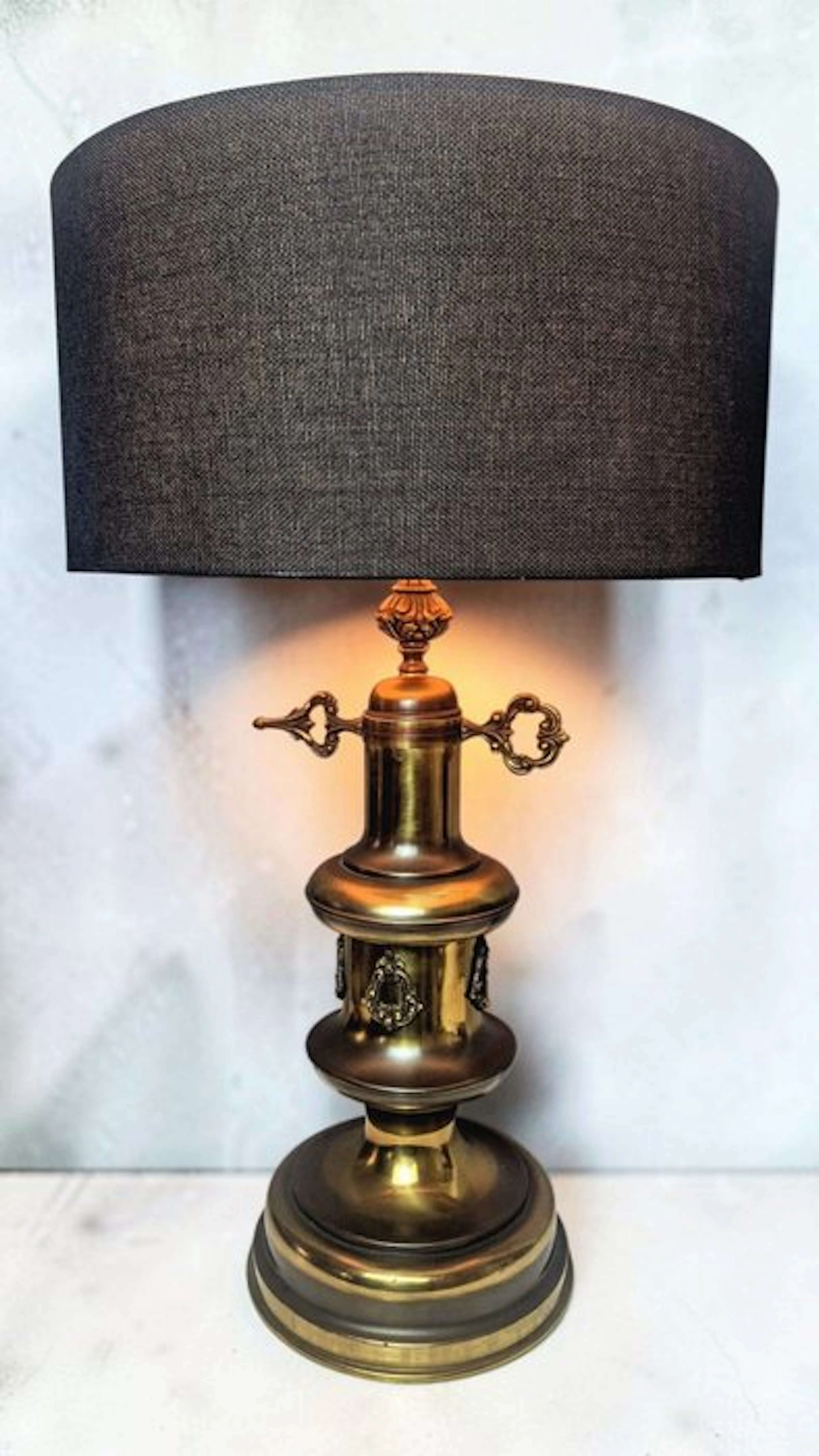 Table lamp - Luxurious XL Lamp - 64 cm - 3.8 kg - Brass
