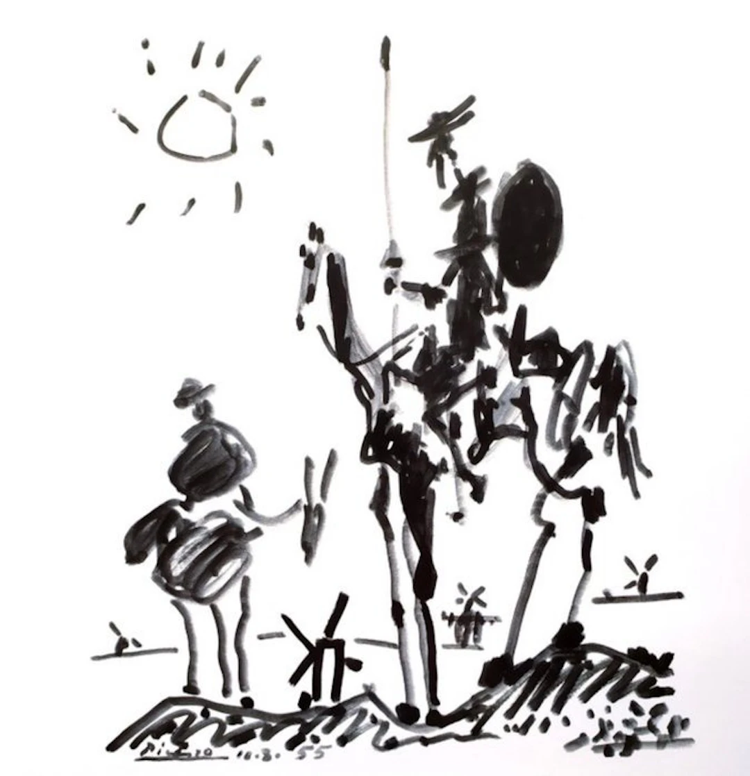 Pablo Picasso (1881-1973) - "Don Quijote