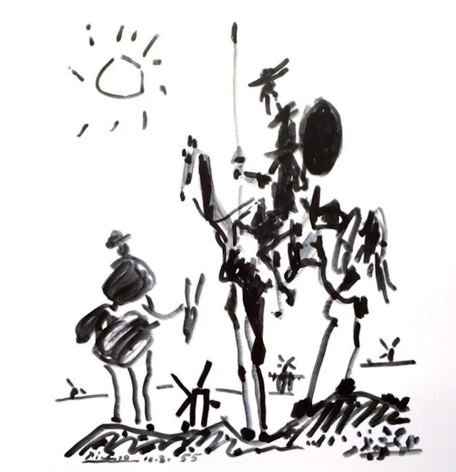 Pablo Picasso (1881-1973) - "Don Quijote
