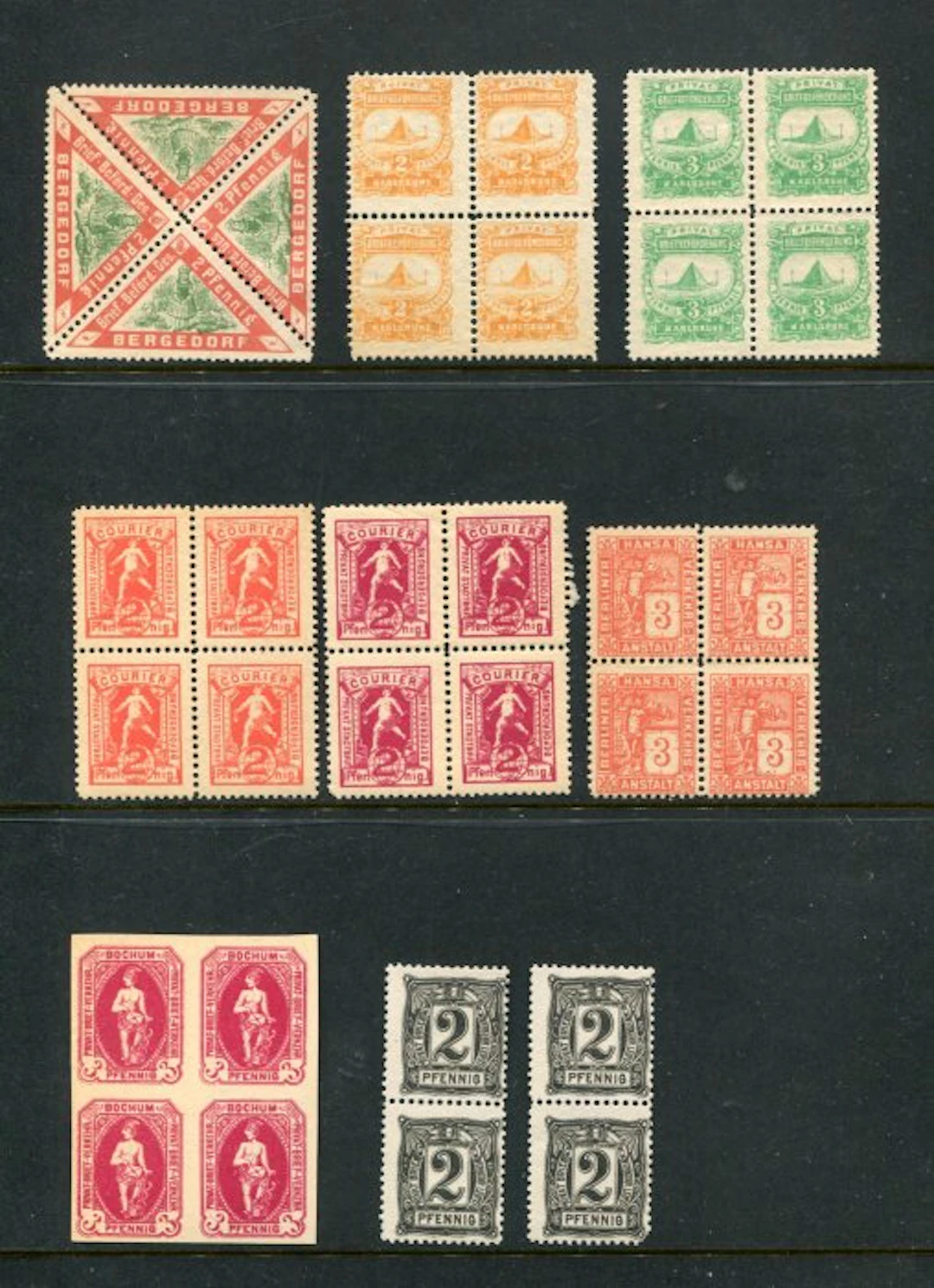 Germany - Local postal areas - GERMANY Old Private Local...