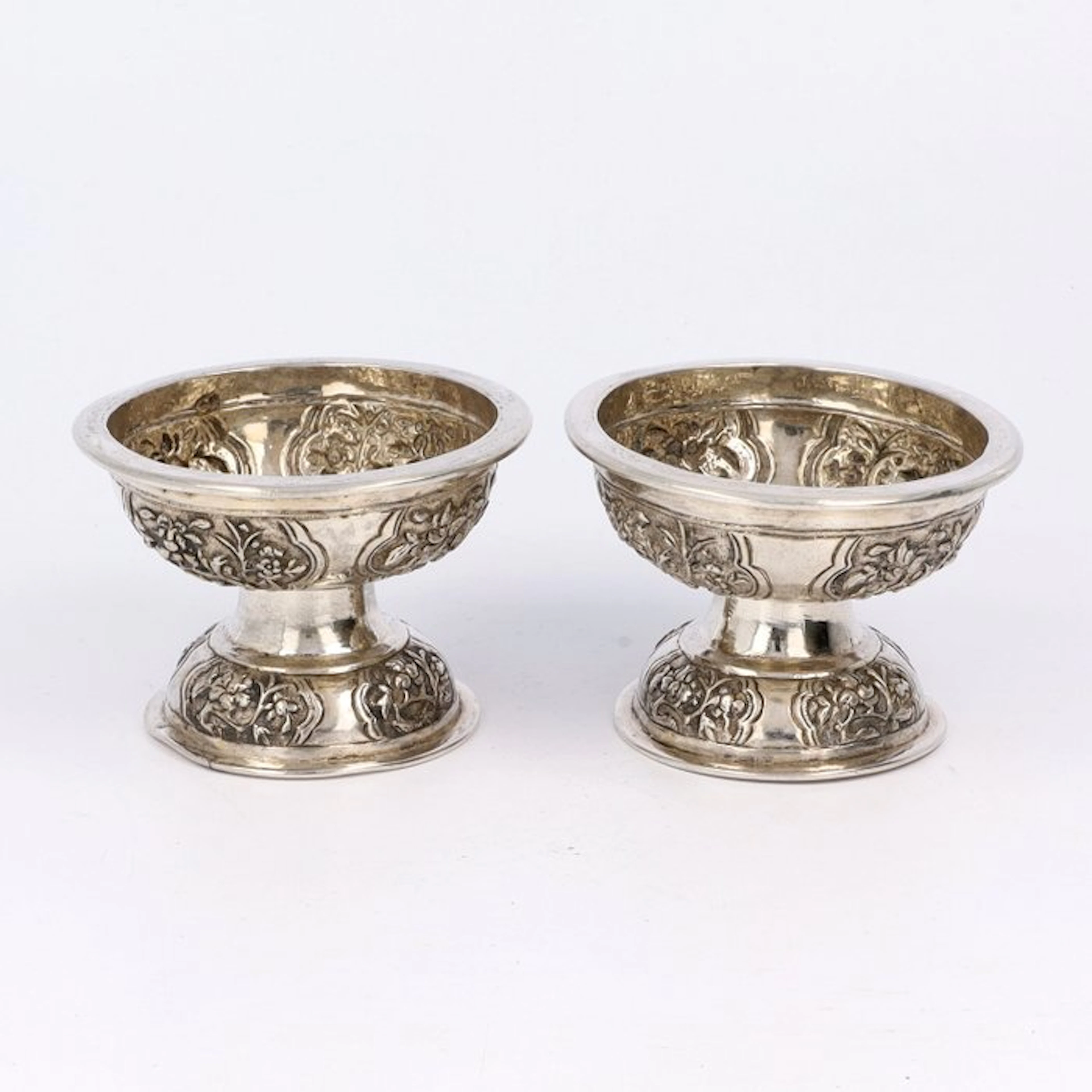 Specerijen bakje. - Tazza (2) - .900 silver