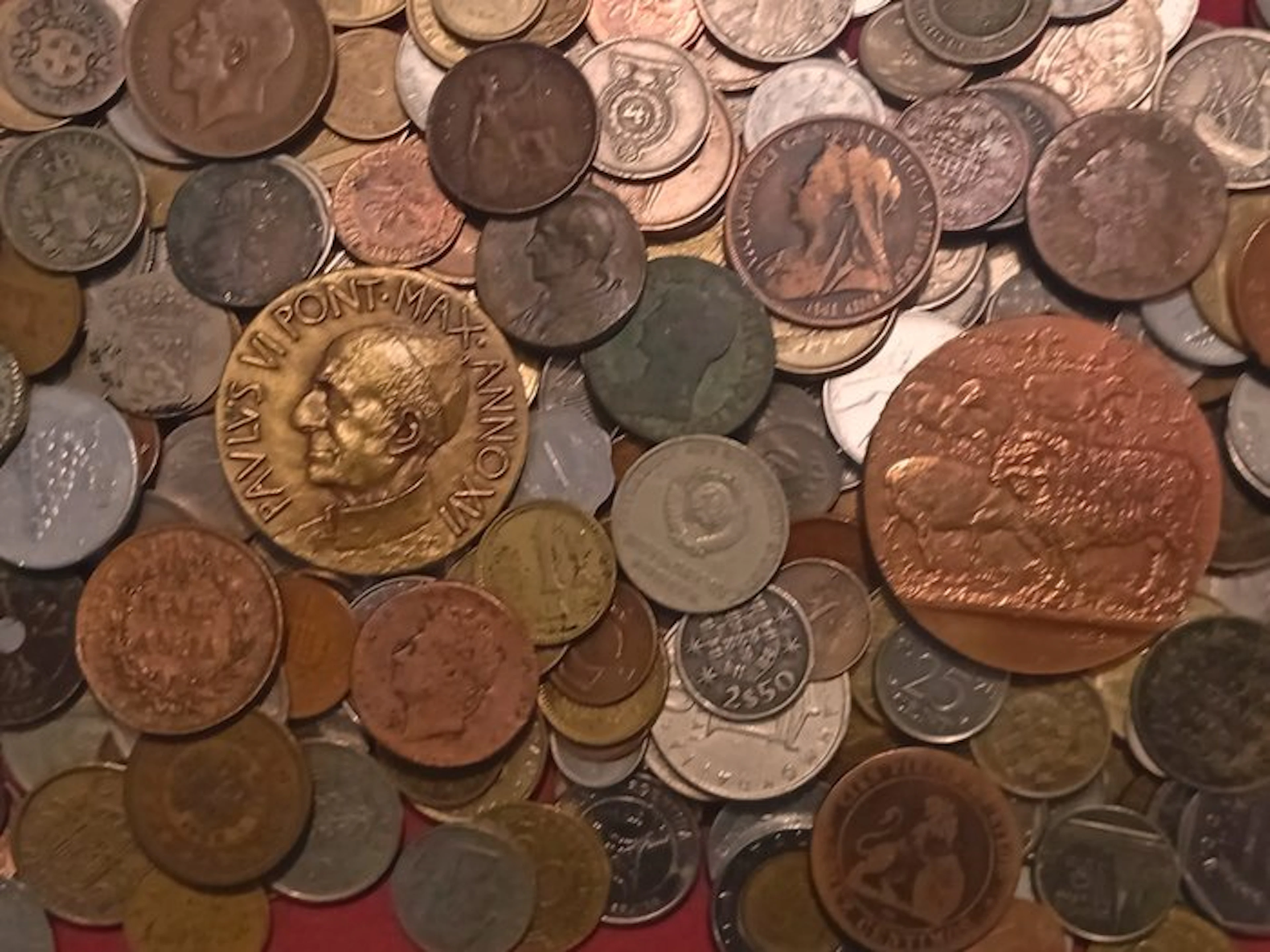 World. Large lot of World Coins, 1800 to présent. (No reserve price)