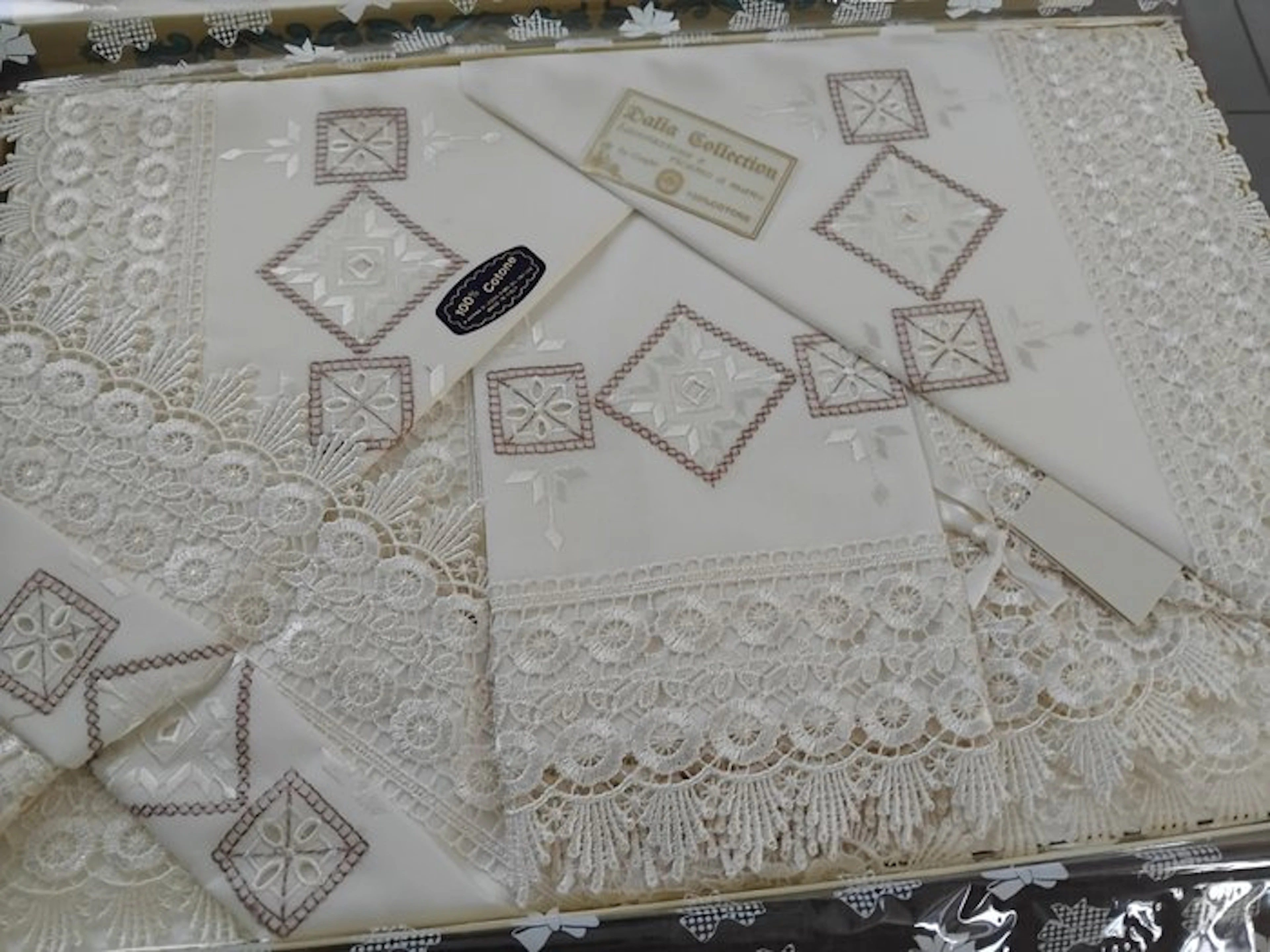 Planet - Filigrana - Bed sheet (4) - 2.4 cm - 2.4 cm - Double bed sheets piz