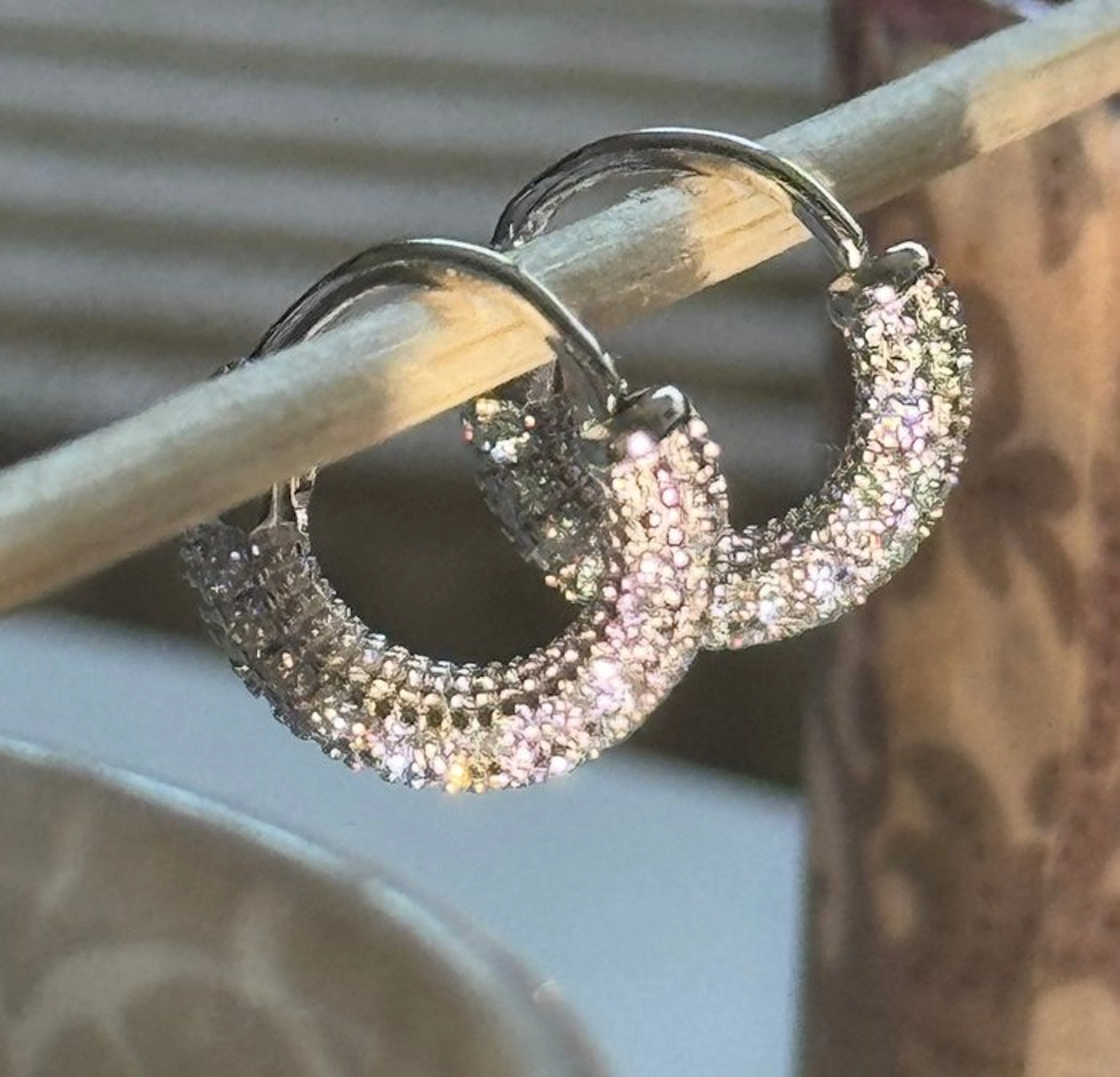 No reserve price - Earrings Platinum Diamond (Natural)