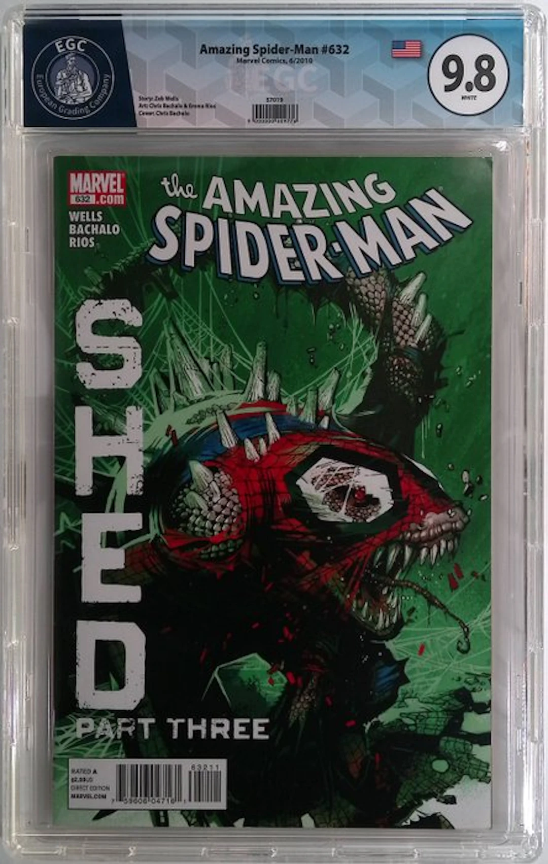 Amazing Spider-Man #632 - EGC 9.8 - 1 Graded comic - First edition - 2010